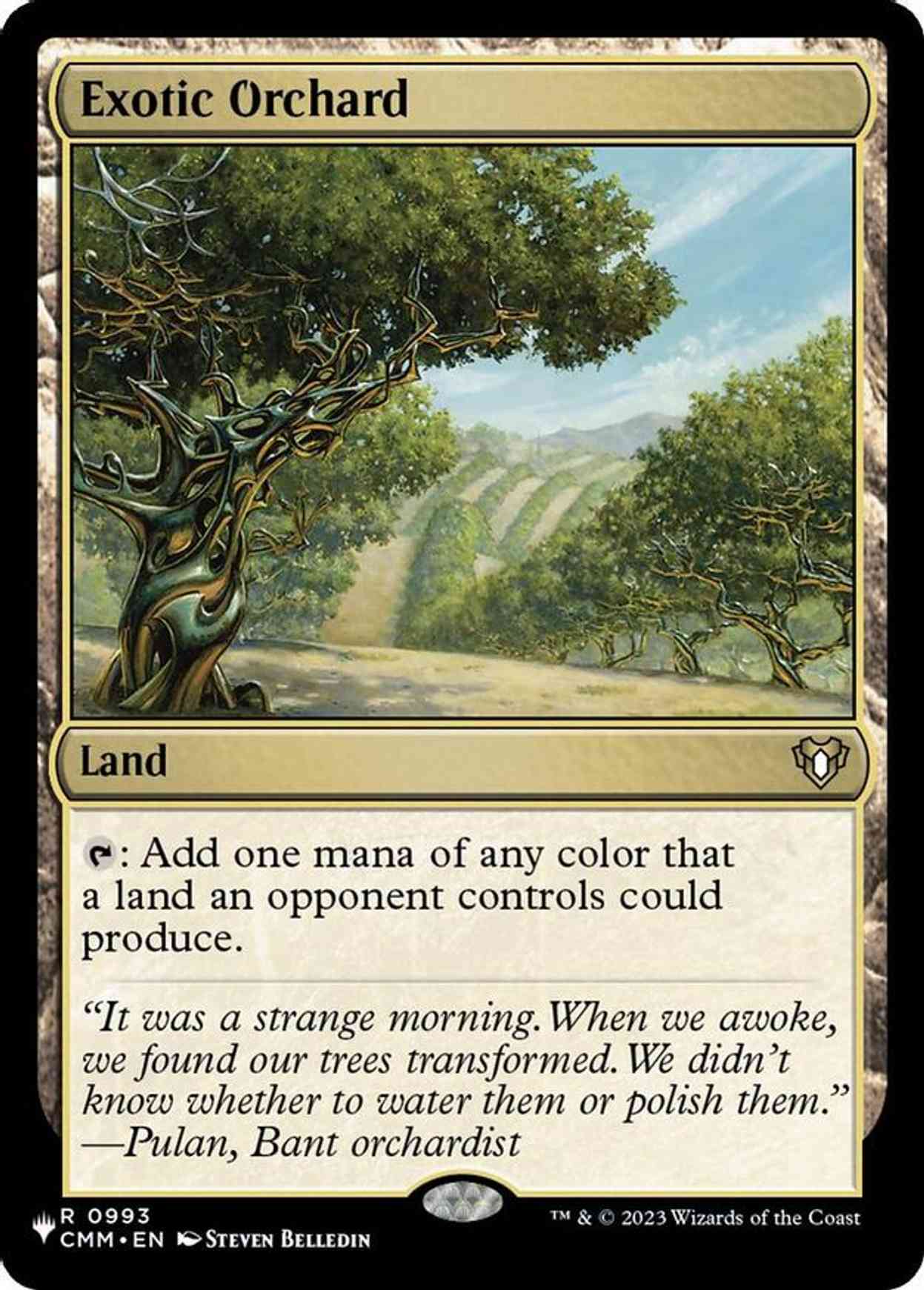 Exotic Orchard (CMM) magic card front