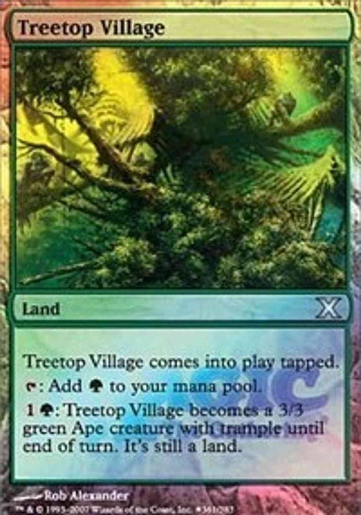 Treetop Village magic card front