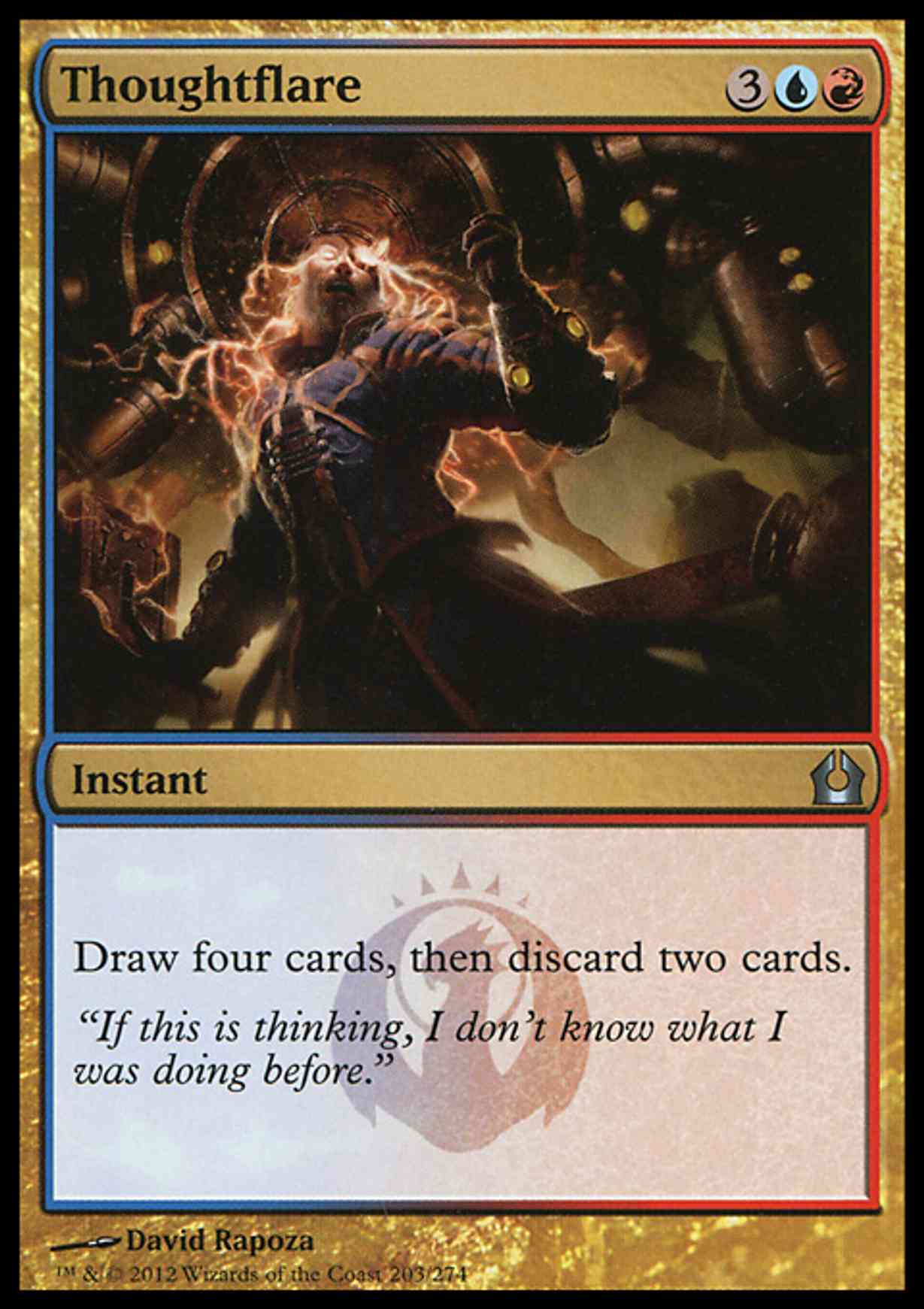 Thoughtflare magic card front