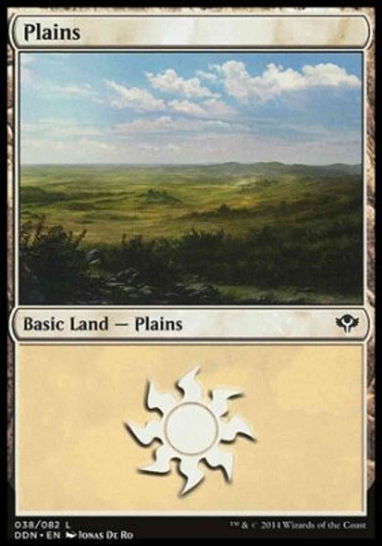 Plains (38) magic card front