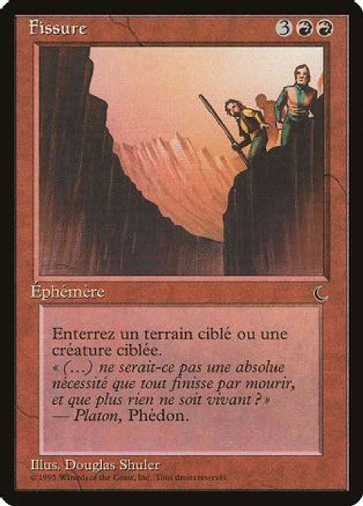 Fissure (French) magic card front
