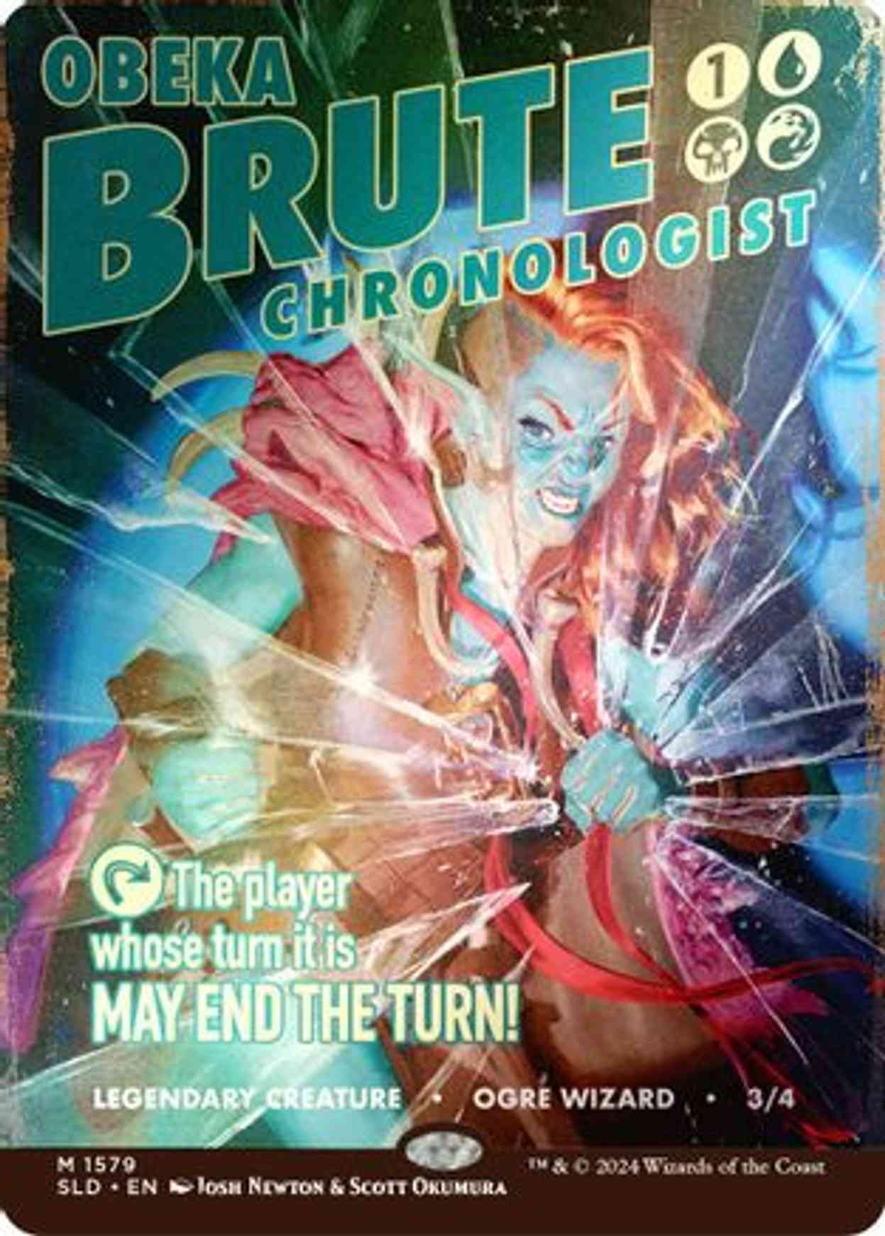 Obeka, Brute Chronologist (Rainbow Foil) magic card front