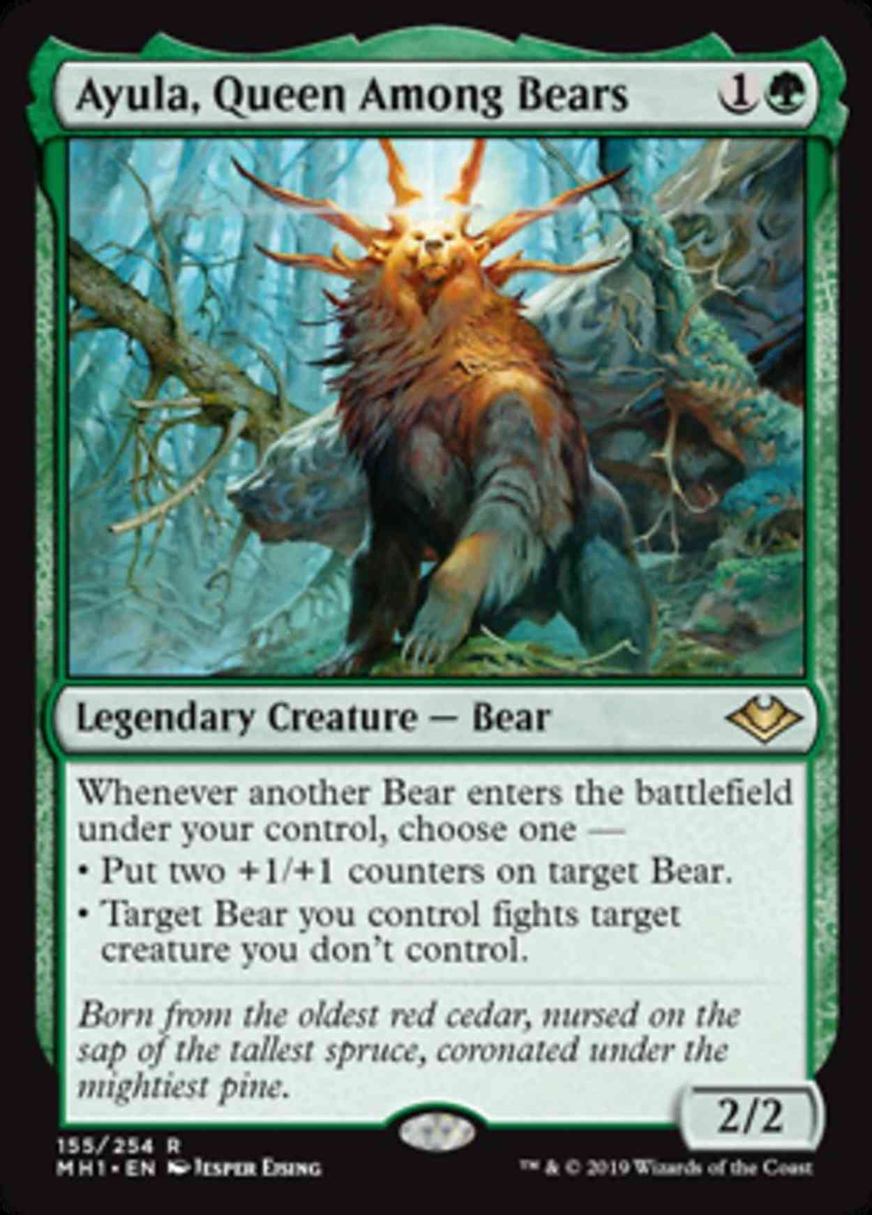 Ayula, Queen Among Bears magic card front