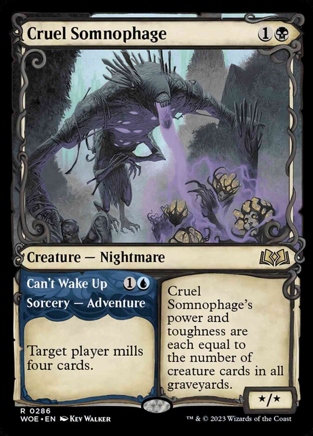 Cruel Somnophage (Showcase) magic card front