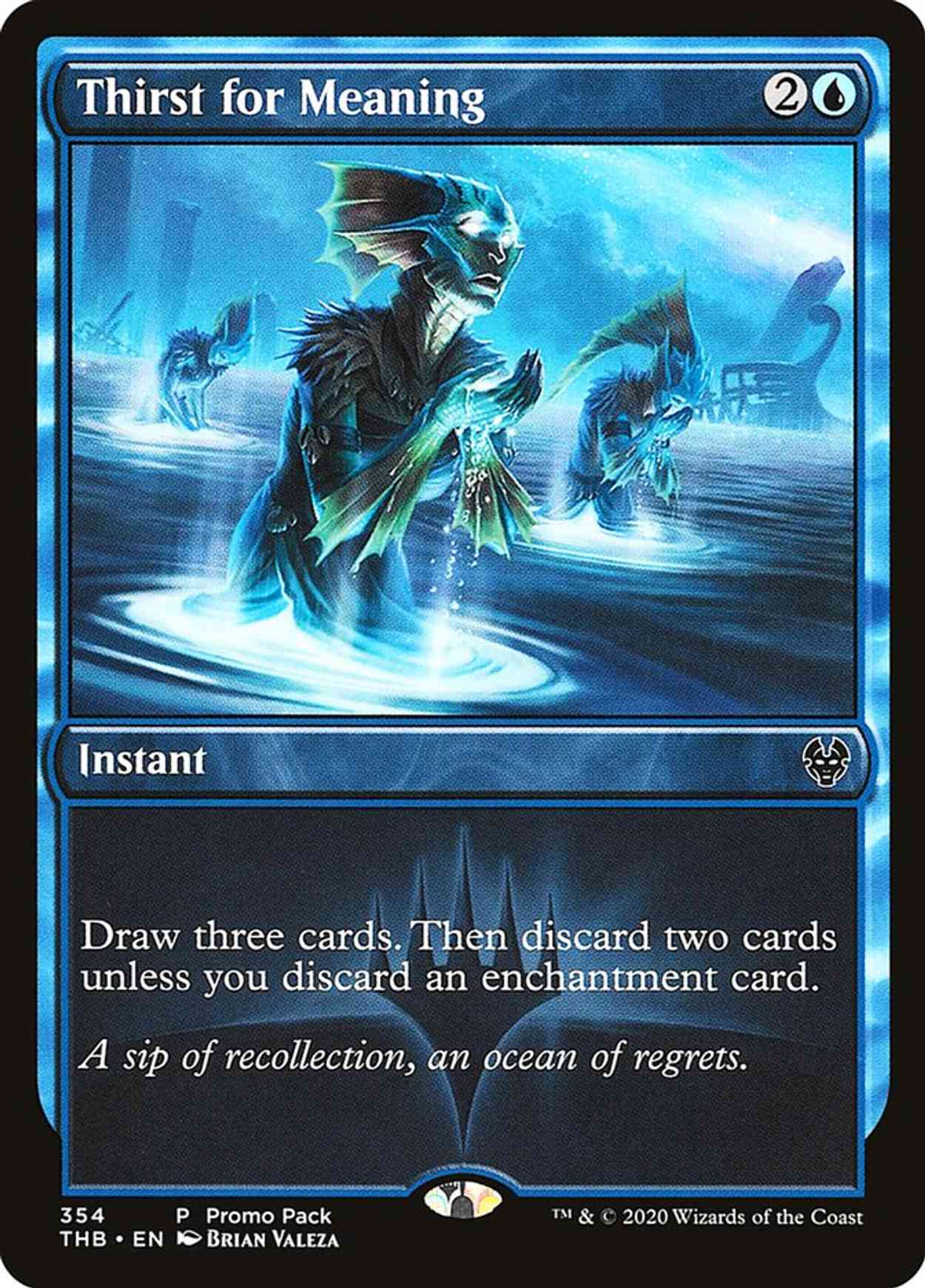 Thirst for Meaning magic card front