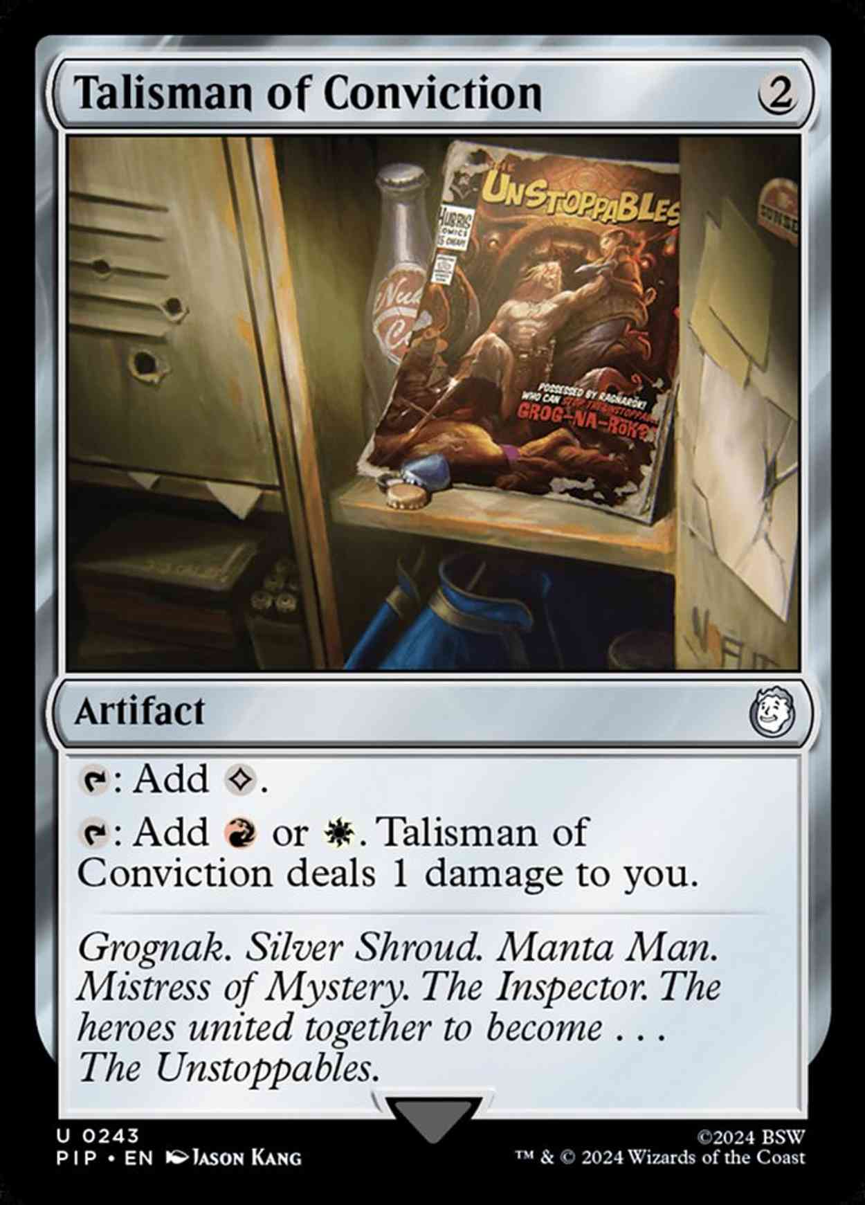 Talisman of Conviction magic card front