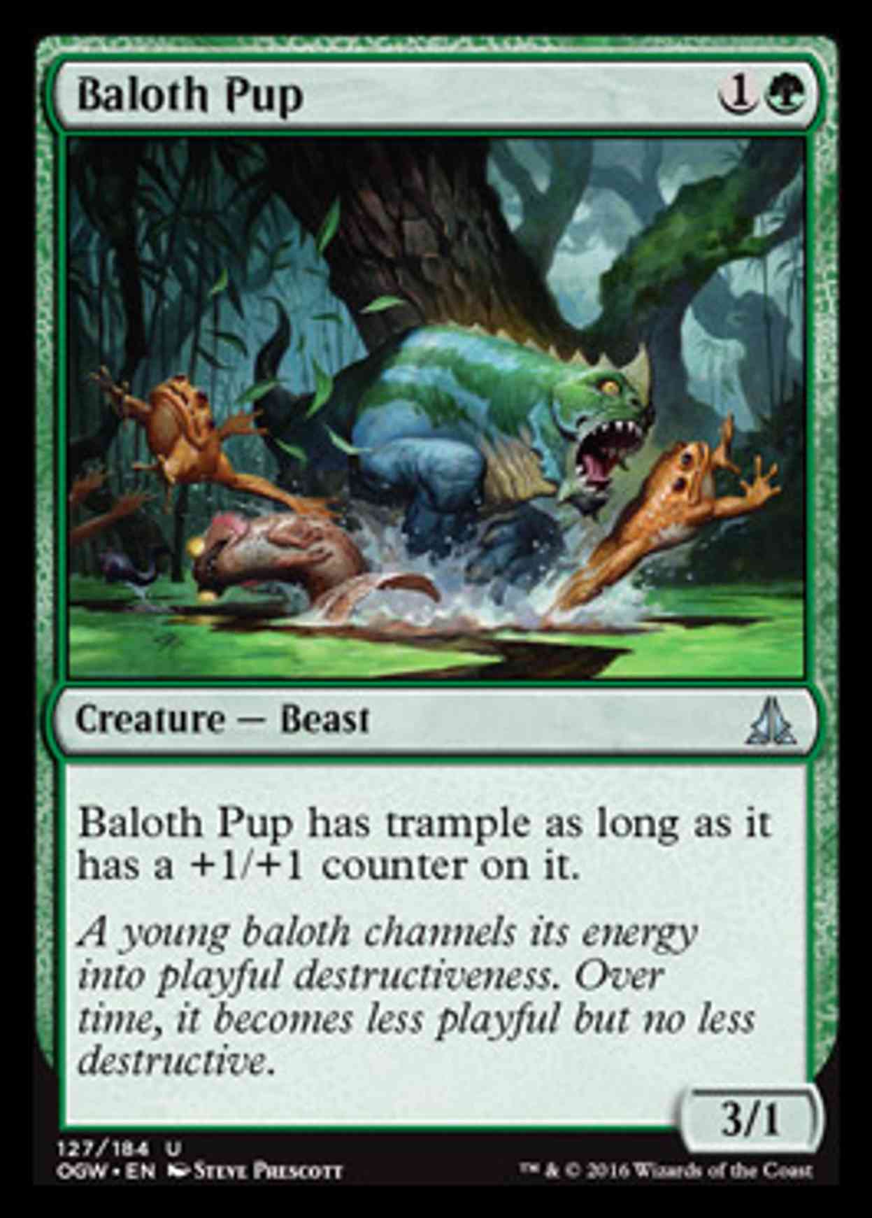 Baloth Pup magic card front