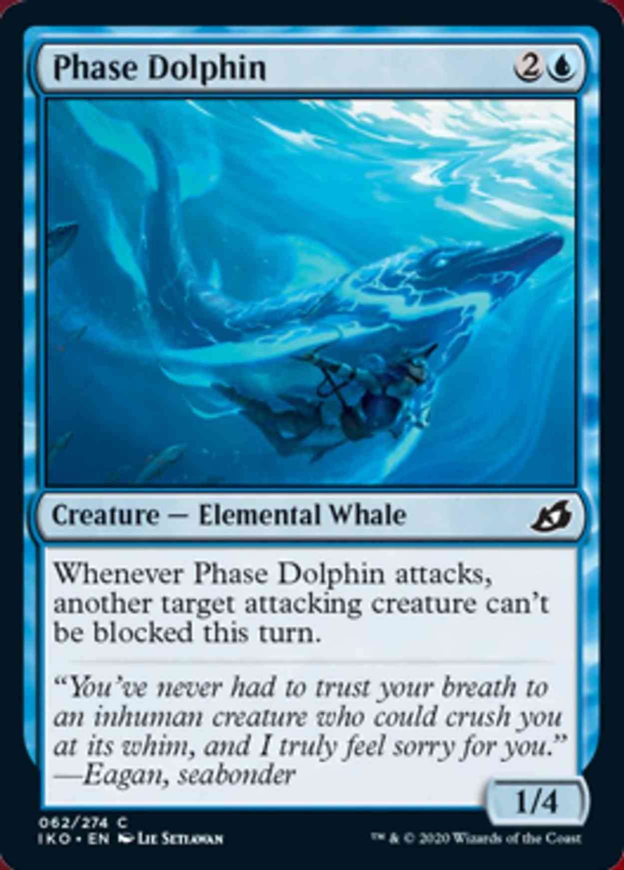 Phase Dolphin magic card front