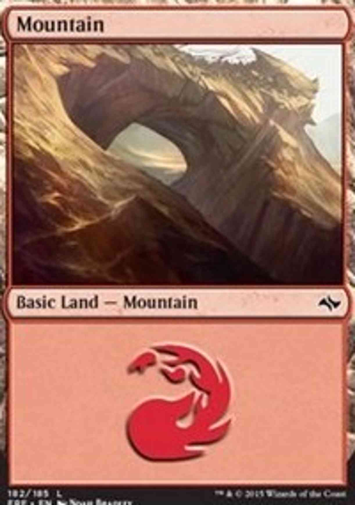 Mountain (182) magic card front