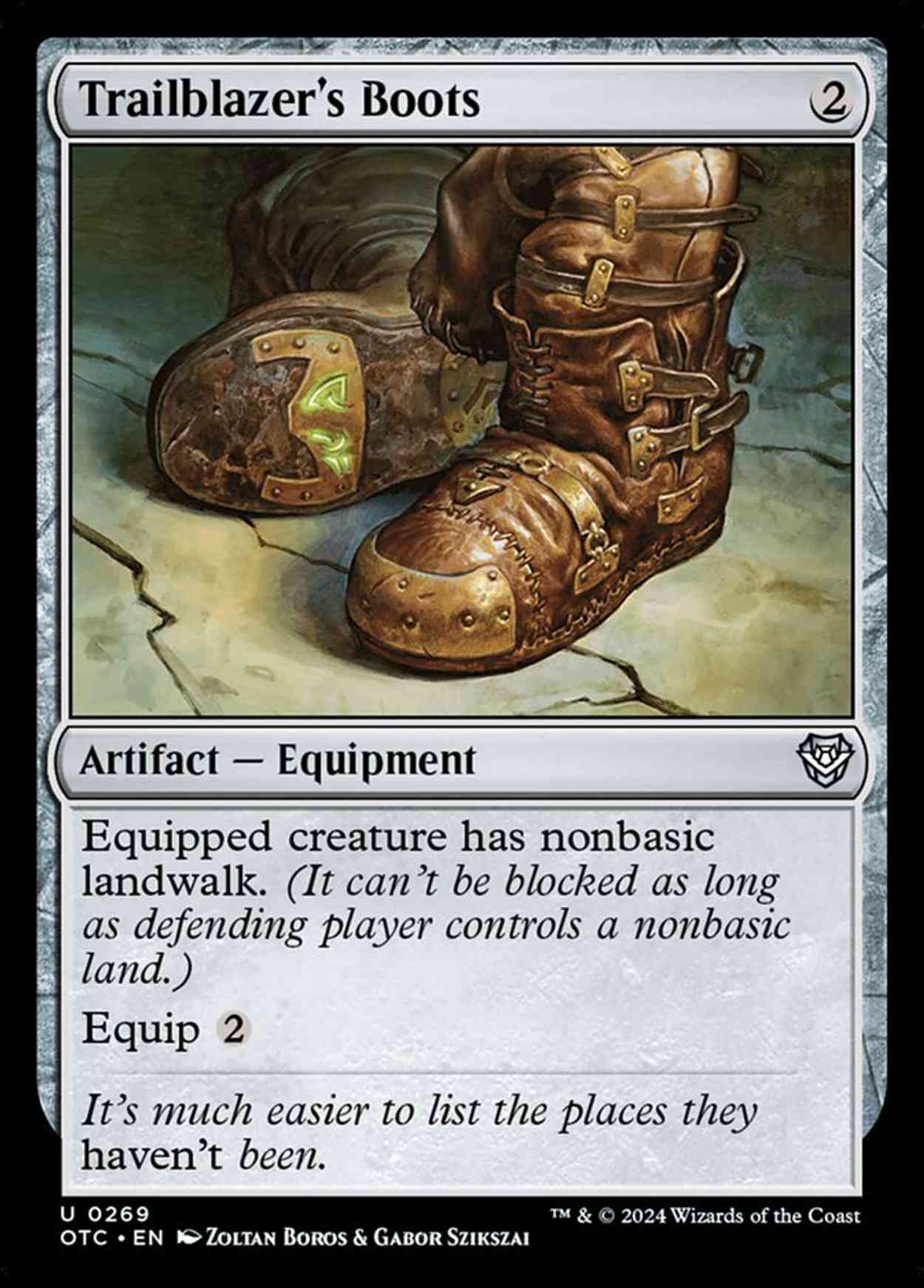 Trailblazer's Boots magic card front