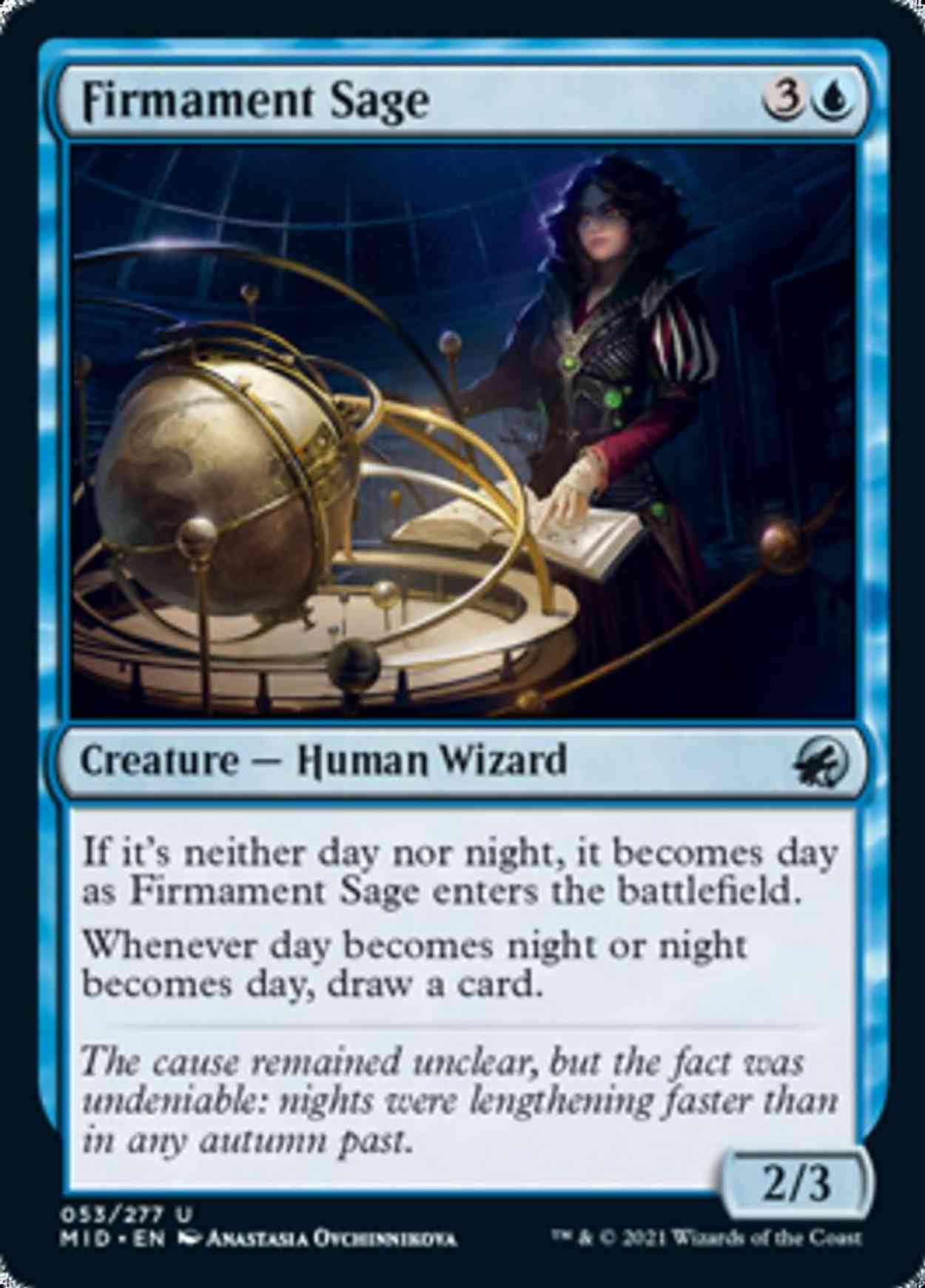 Firmament Sage magic card front