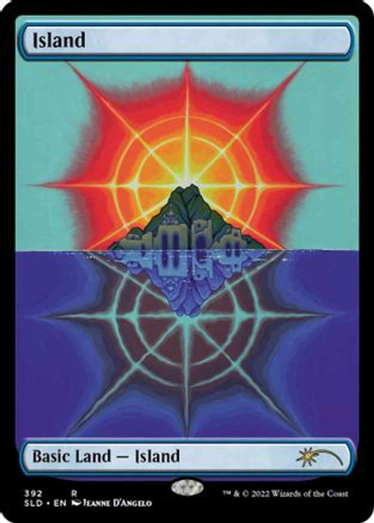 Island (392) magic card front