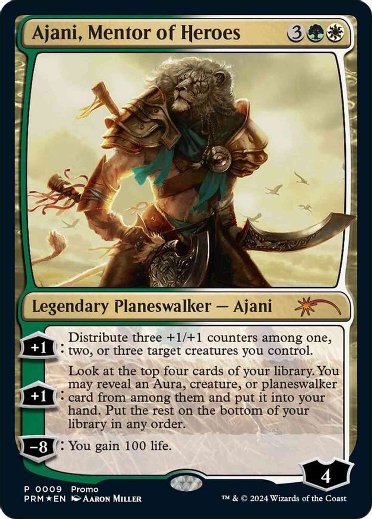 Ajani, Mentor of Heroes (Deluxe Commander Kit) magic card front