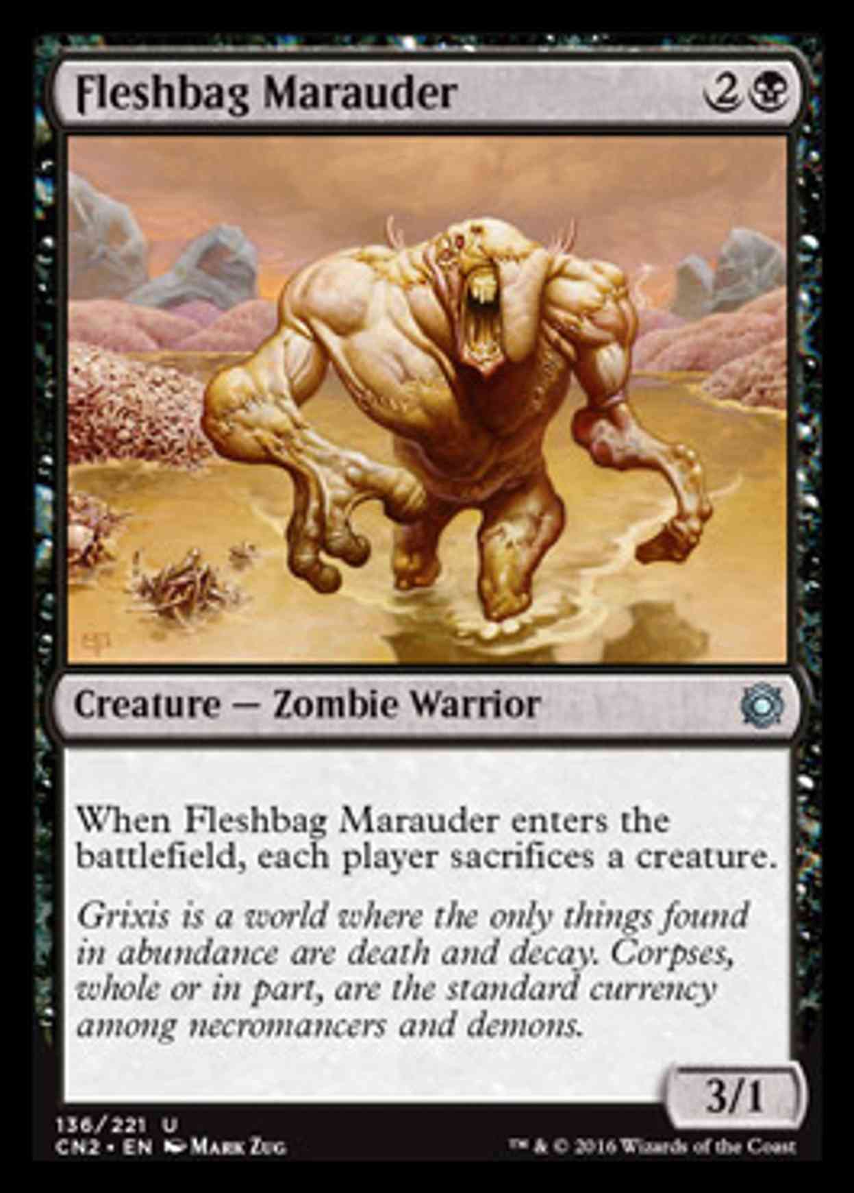 Fleshbag Marauder magic card front