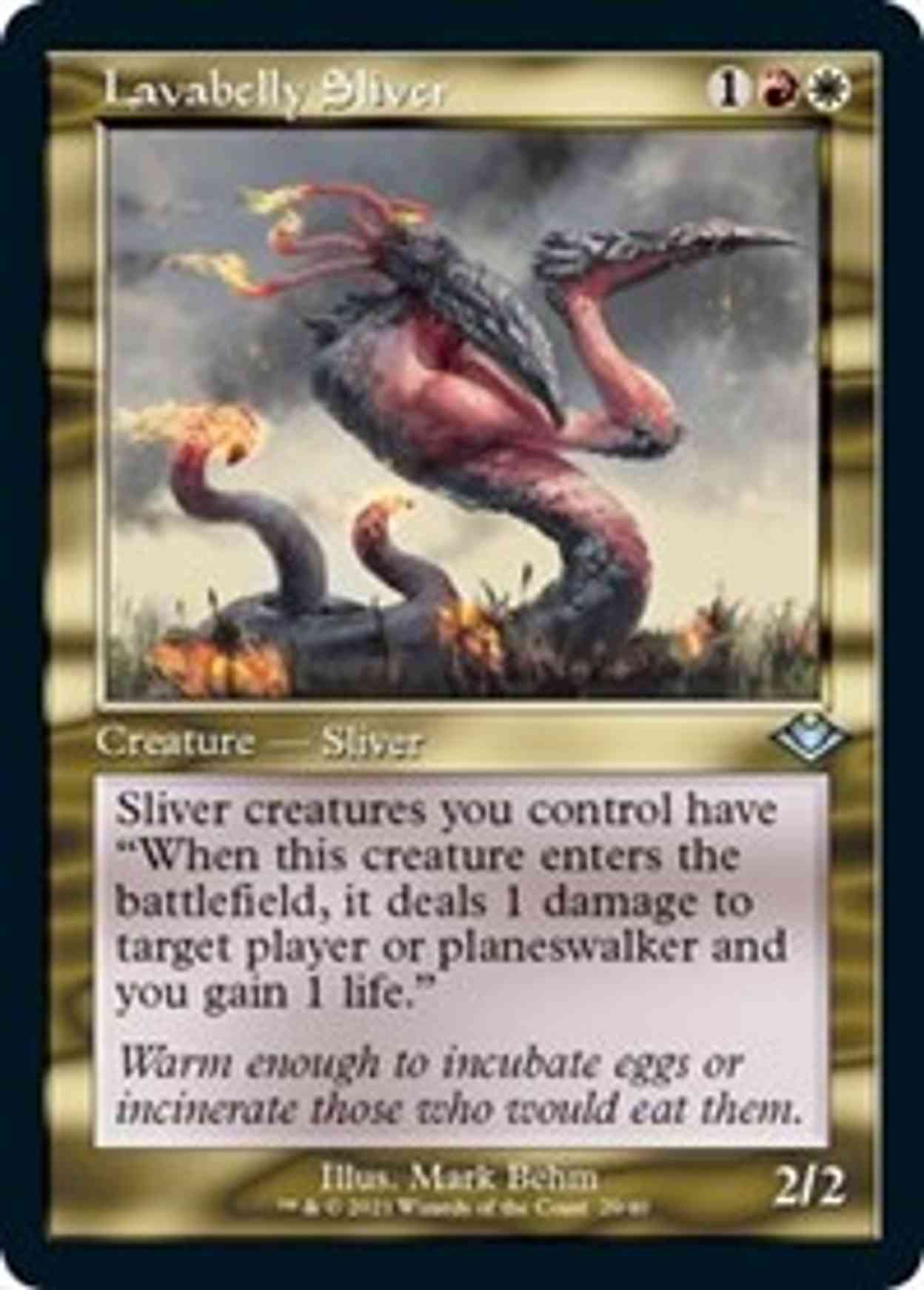 Lavabelly Sliver (Retro Frame) magic card front