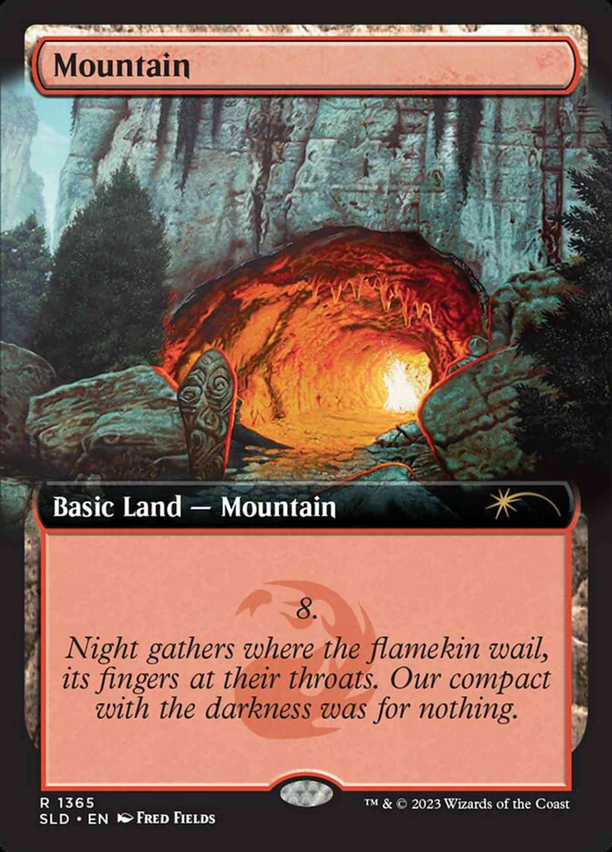 Mountain (1365) magic card front