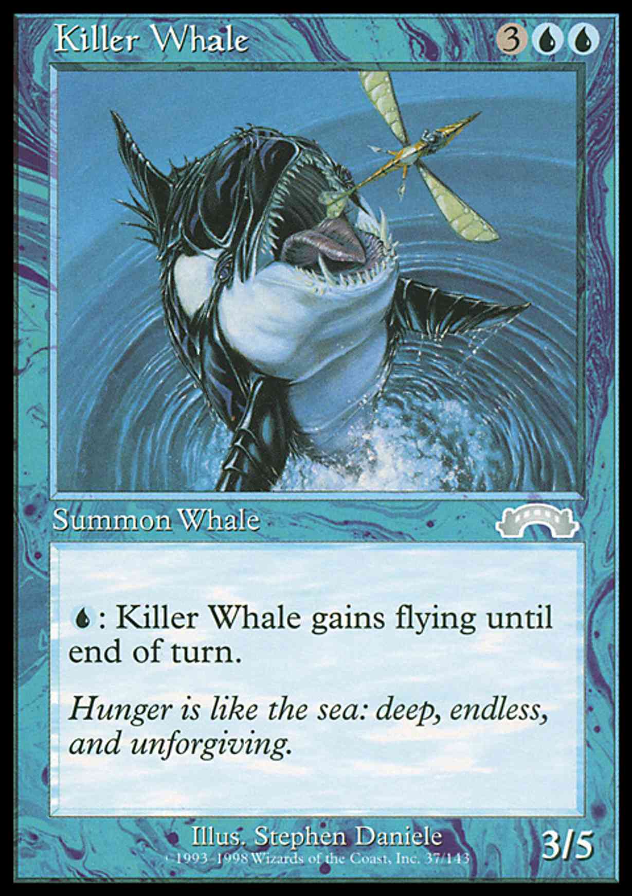 Killer Whale magic card front
