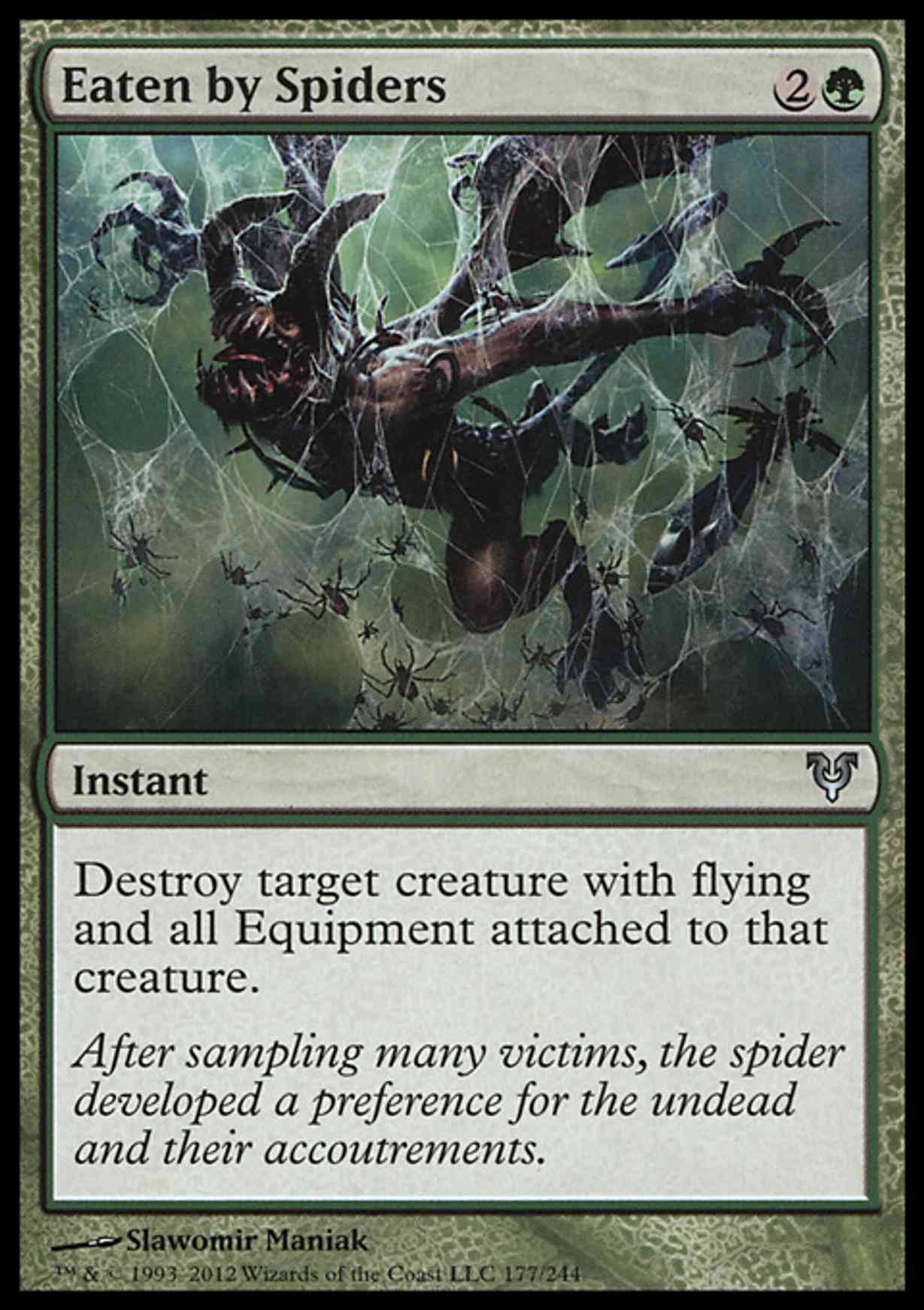 Eaten by Spiders magic card front