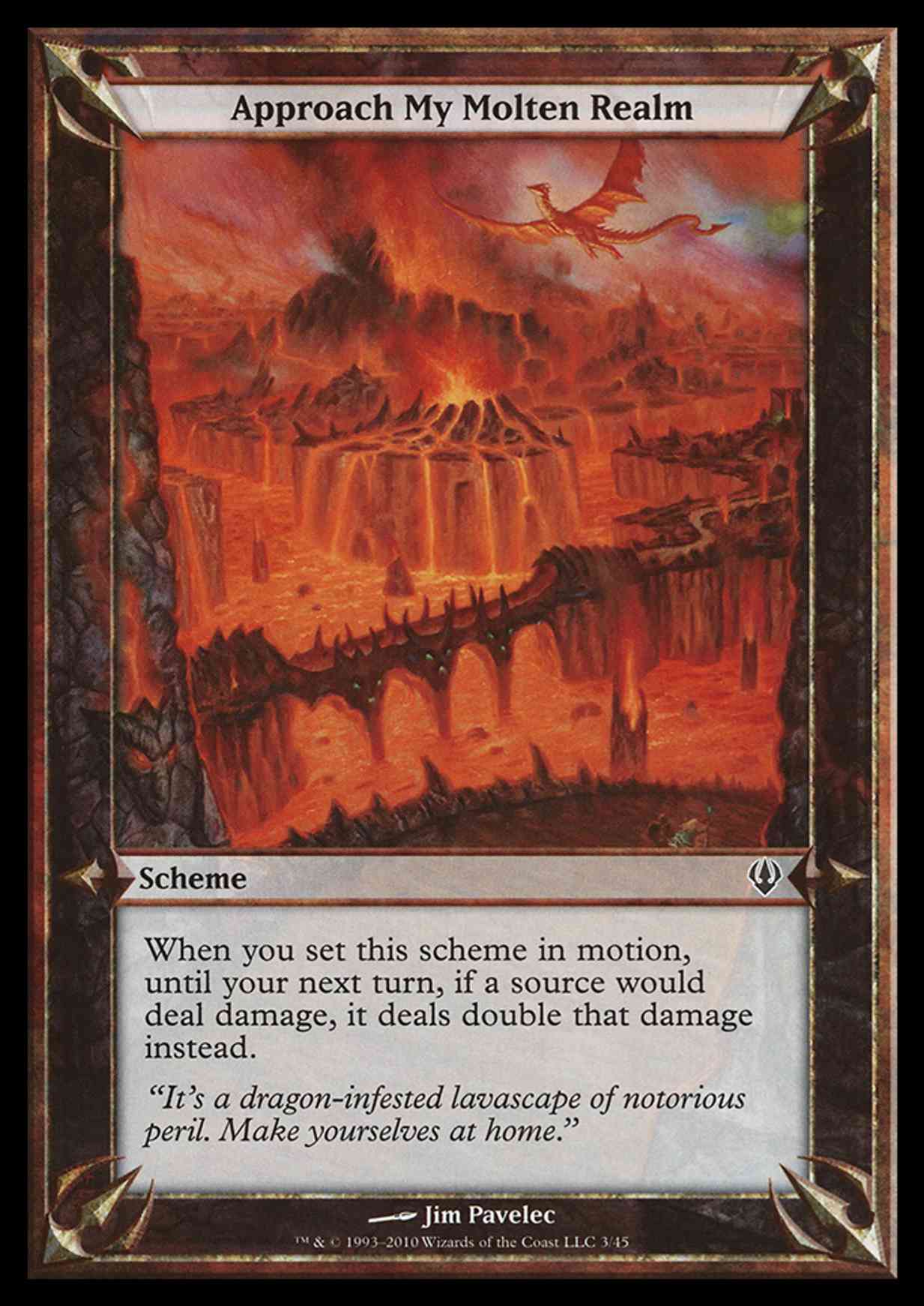 Approach My Molten Realm (Archenemy) magic card front