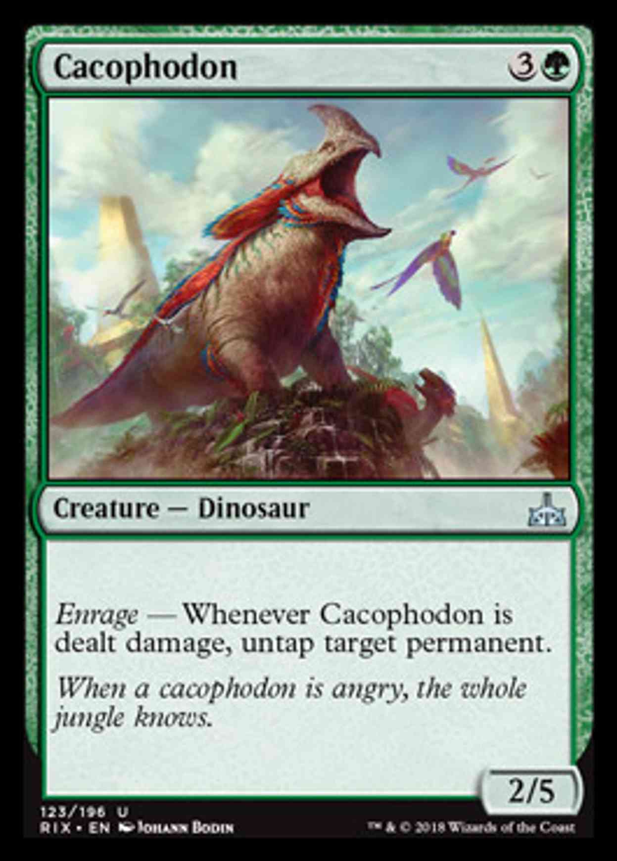 Cacophodon magic card front