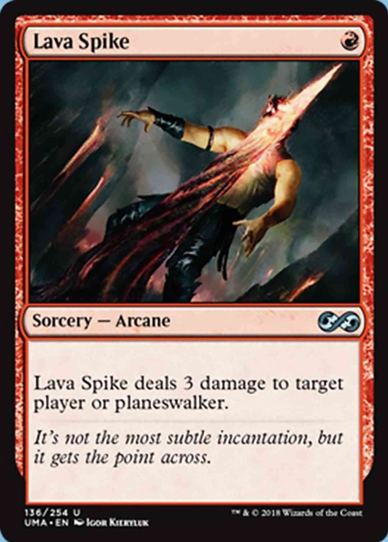 Lava Spike magic card front