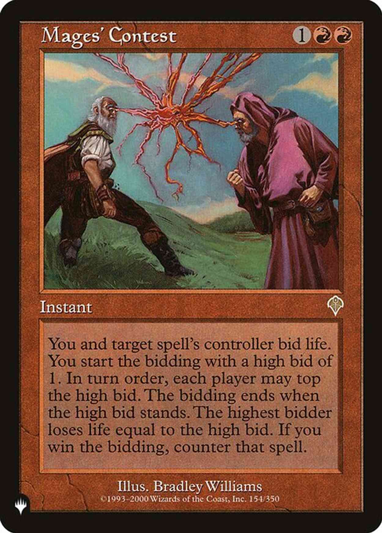Mages' Contest magic card front