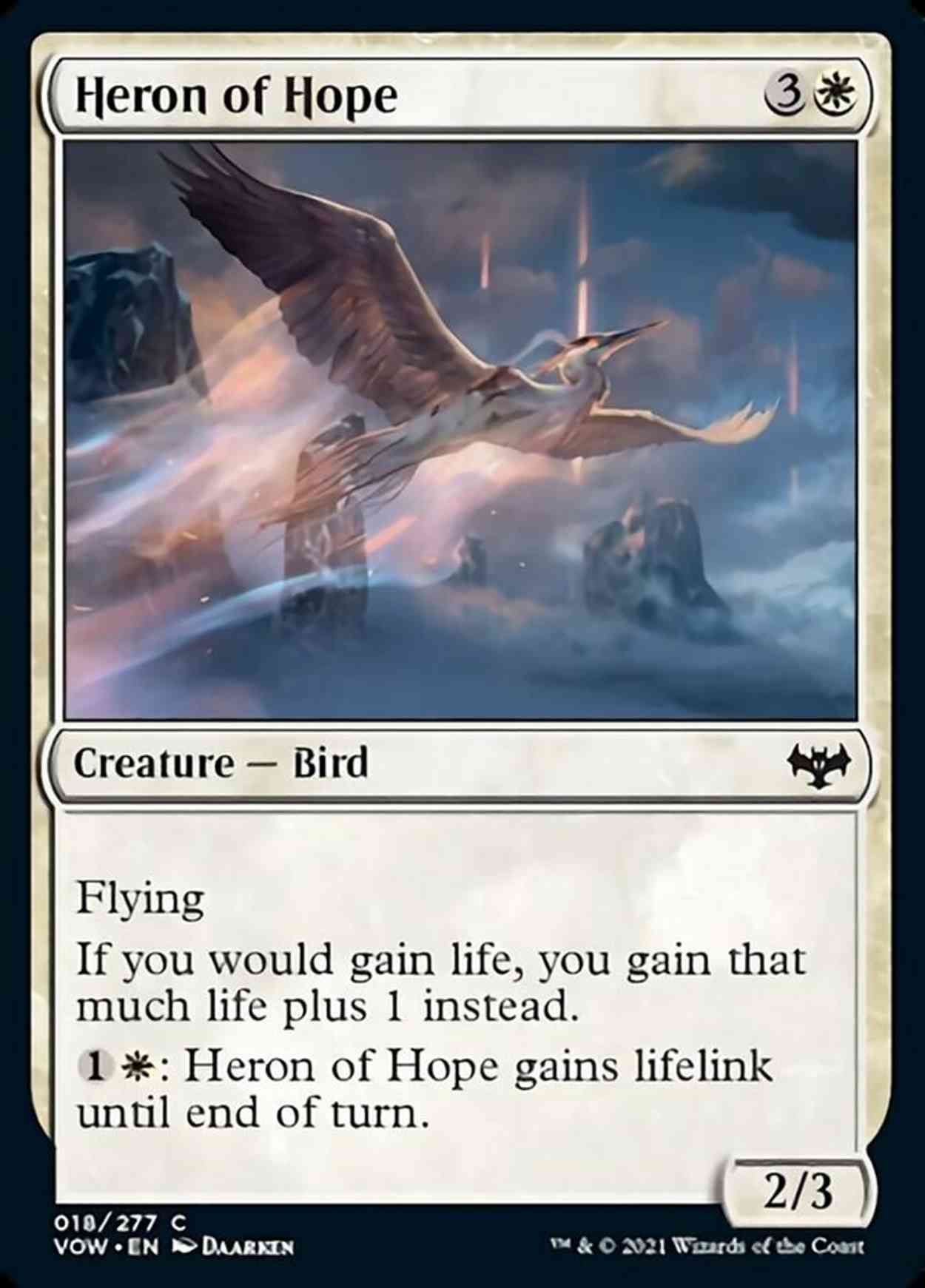 Heron of Hope magic card front