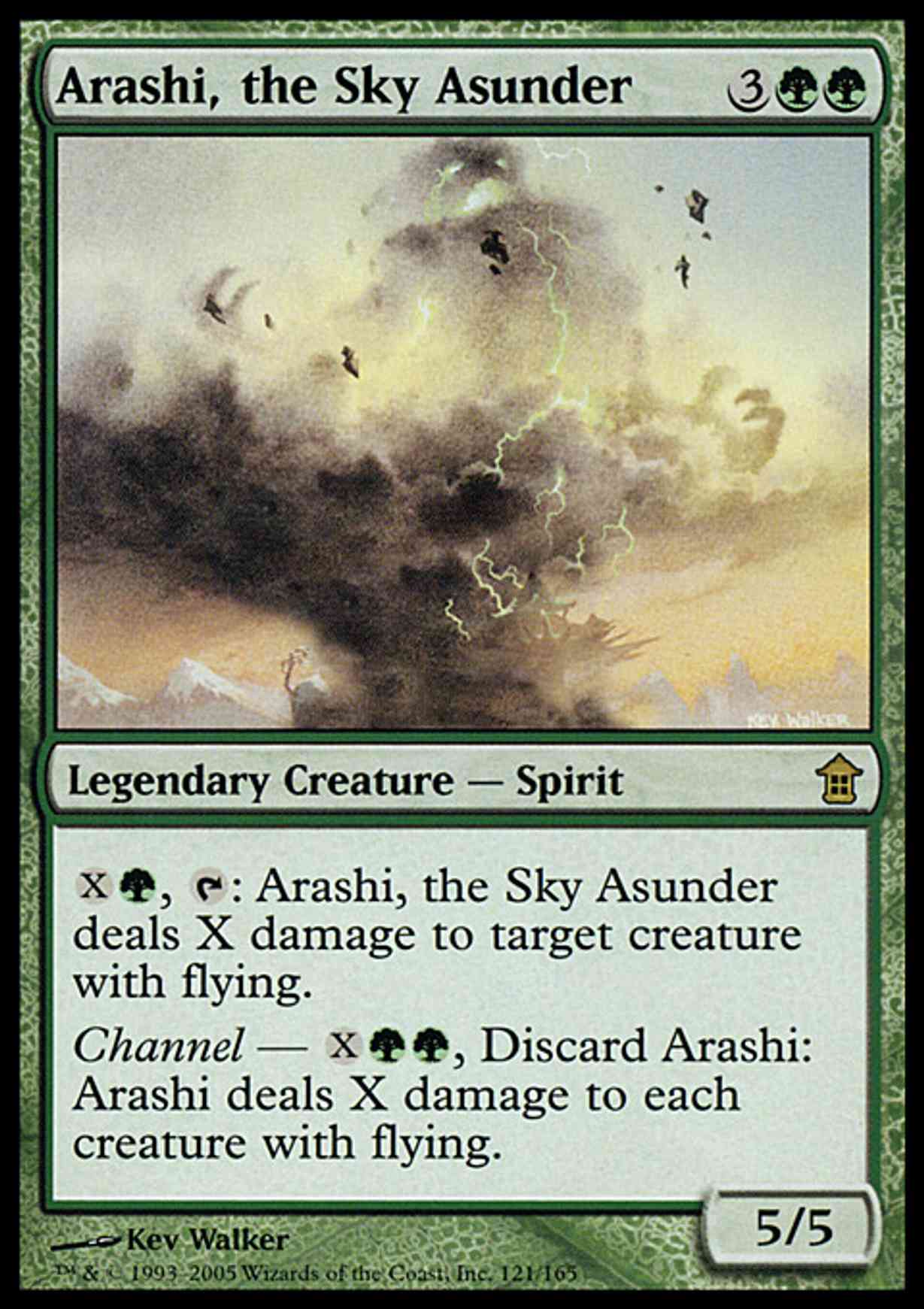 Arashi, the Sky Asunder magic card front