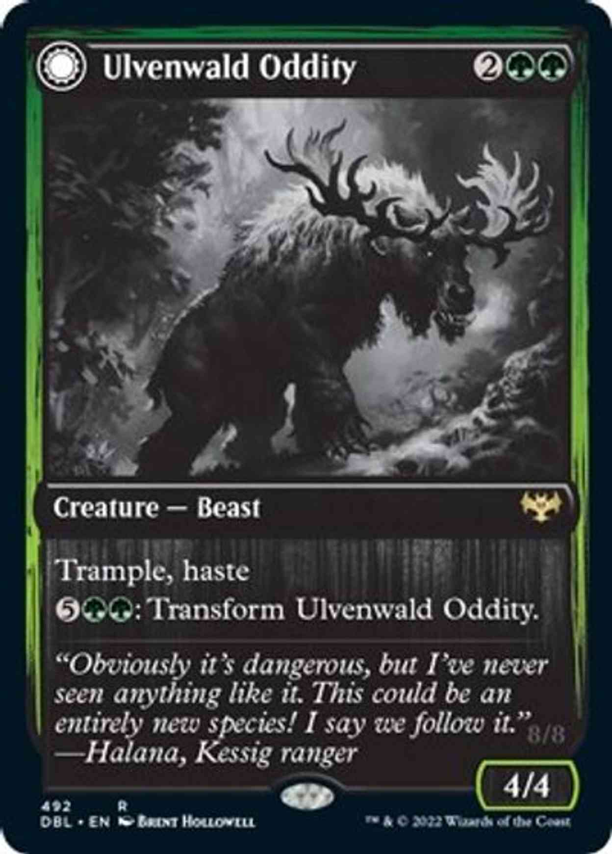 Ulvenwald Oddity magic card front