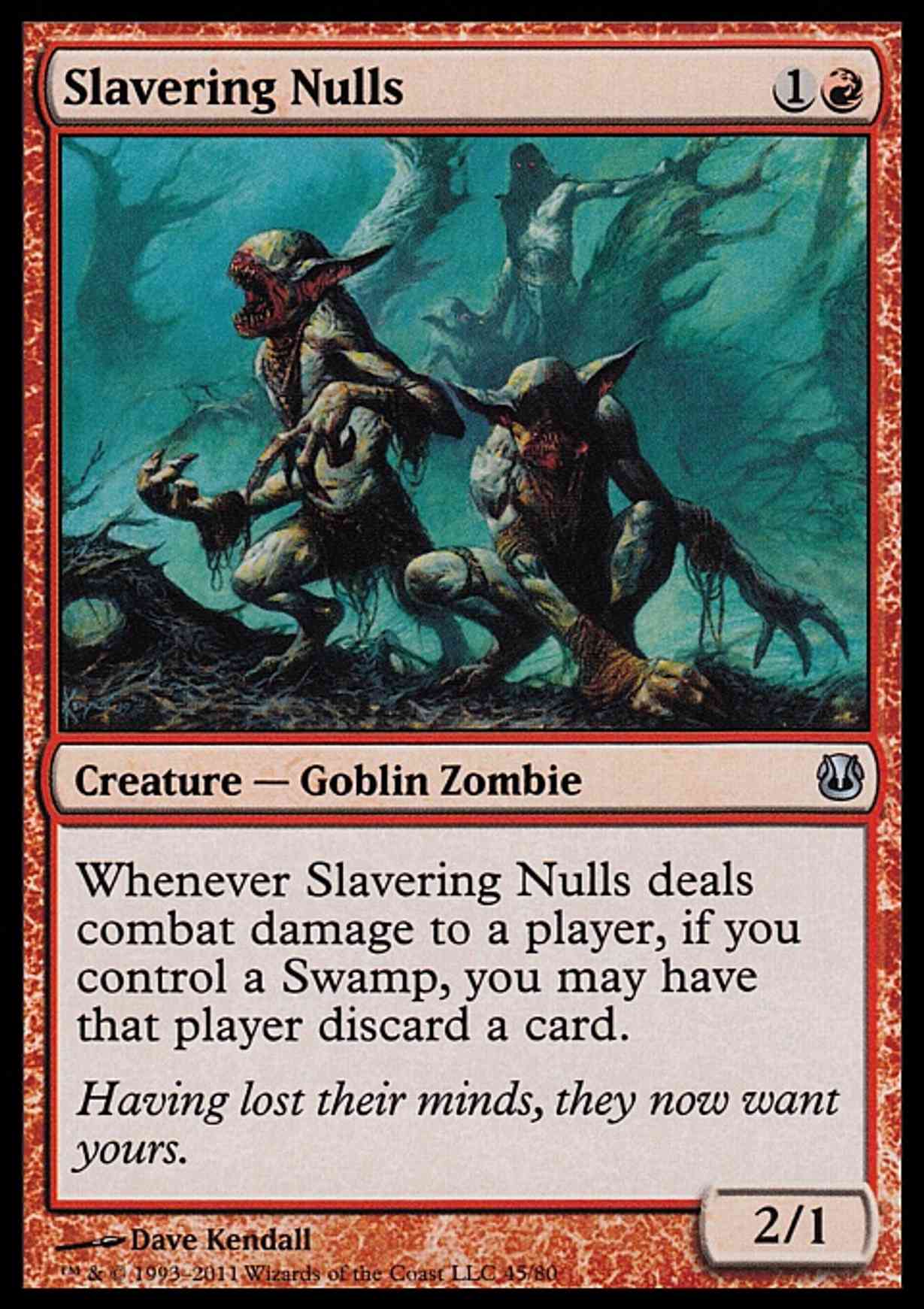 Slavering Nulls magic card front