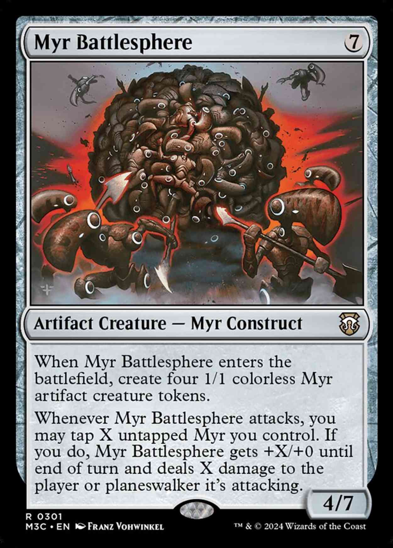 Myr Battlesphere magic card front