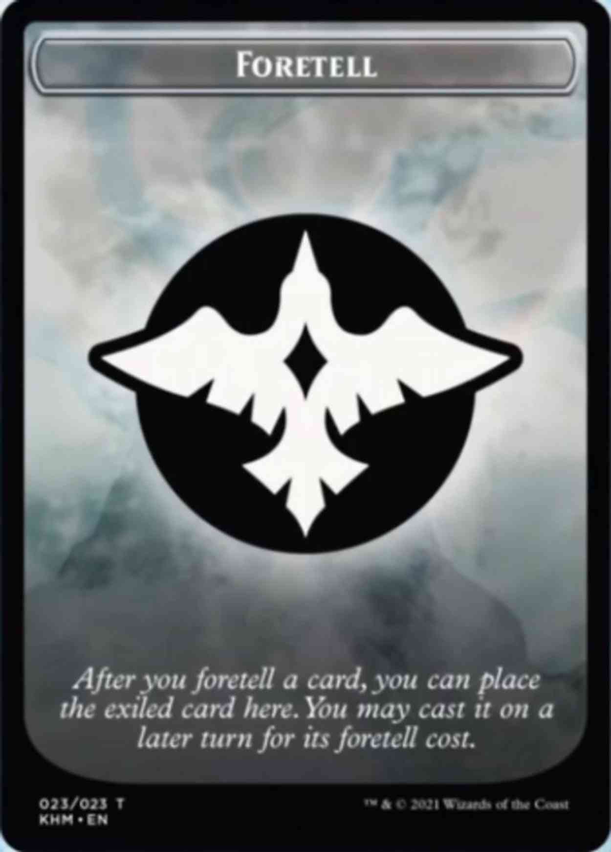 Foretell (Helper Card) magic card front