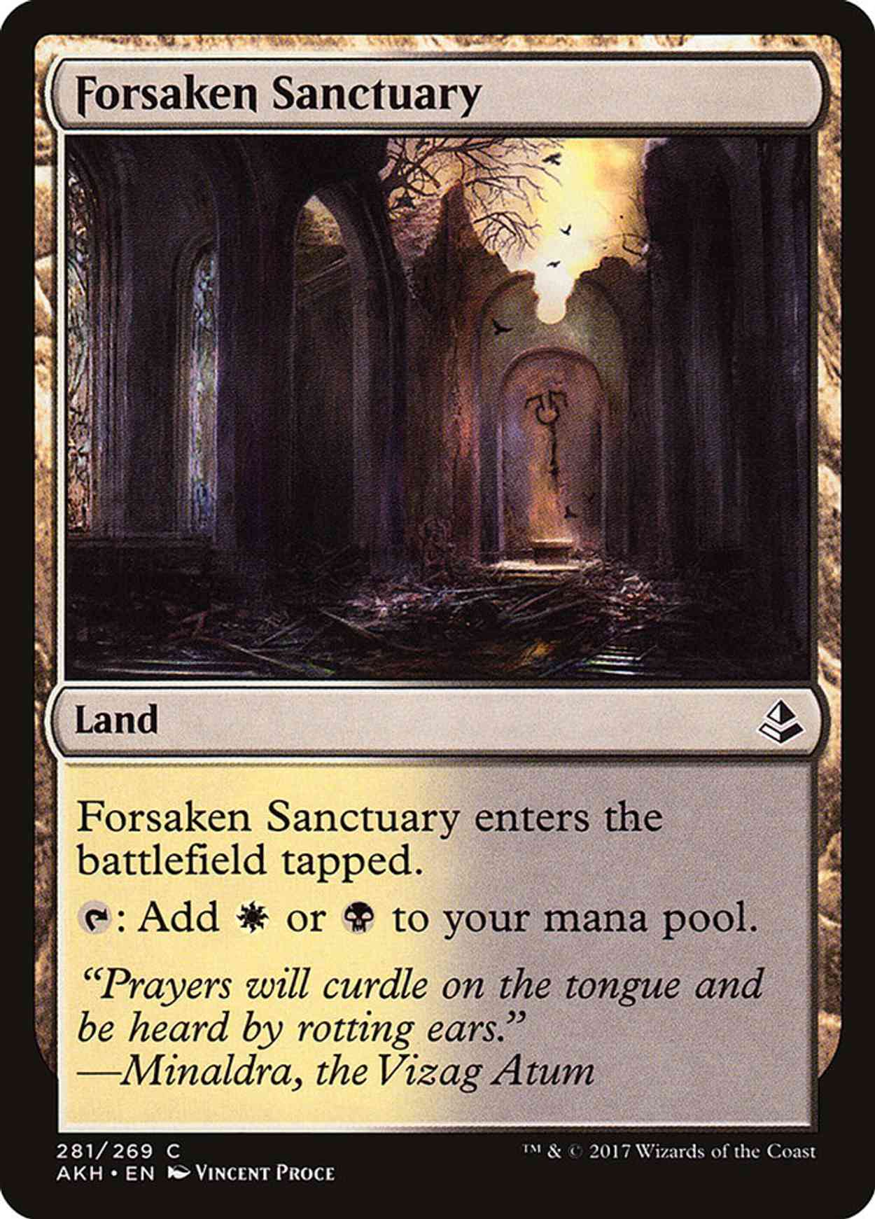 Forsaken Sanctuary magic card front