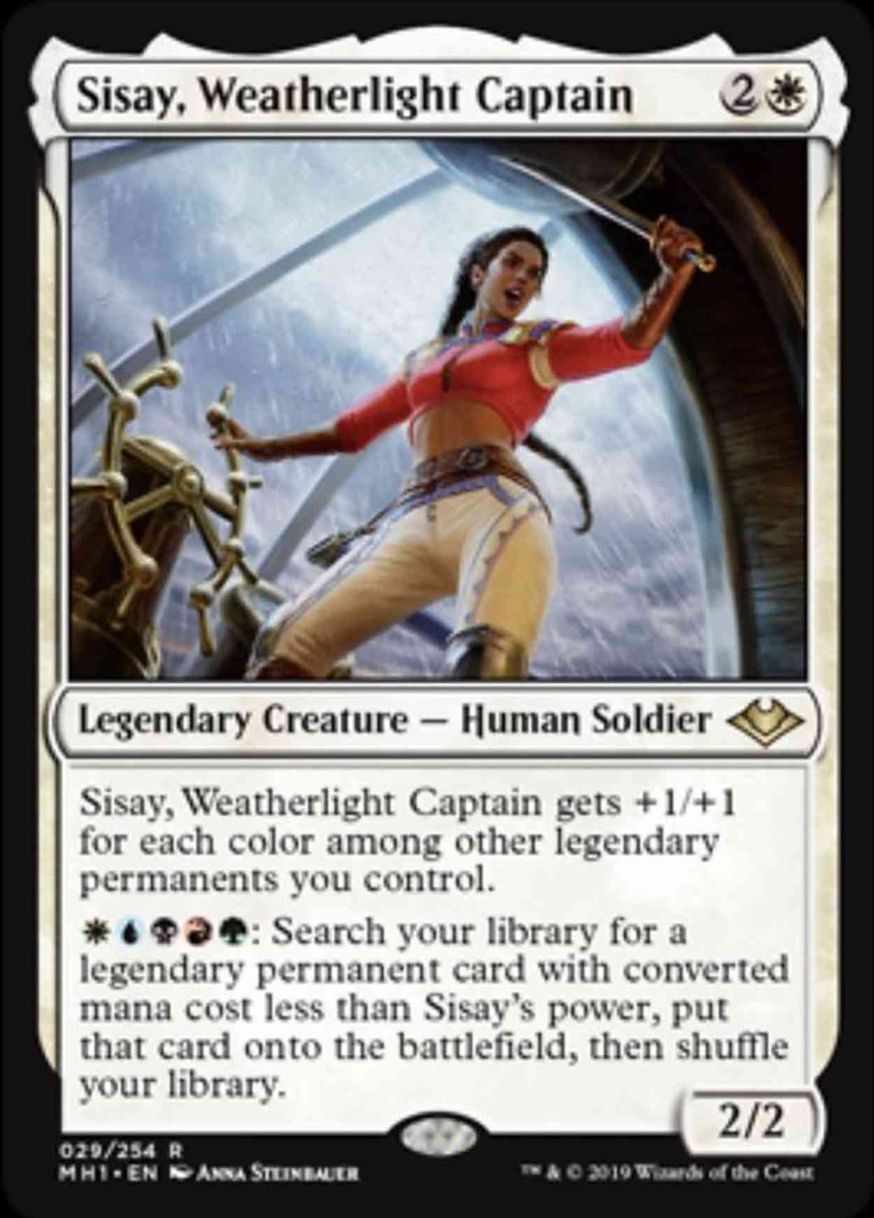 Sisay, Weatherlight Captain magic card front