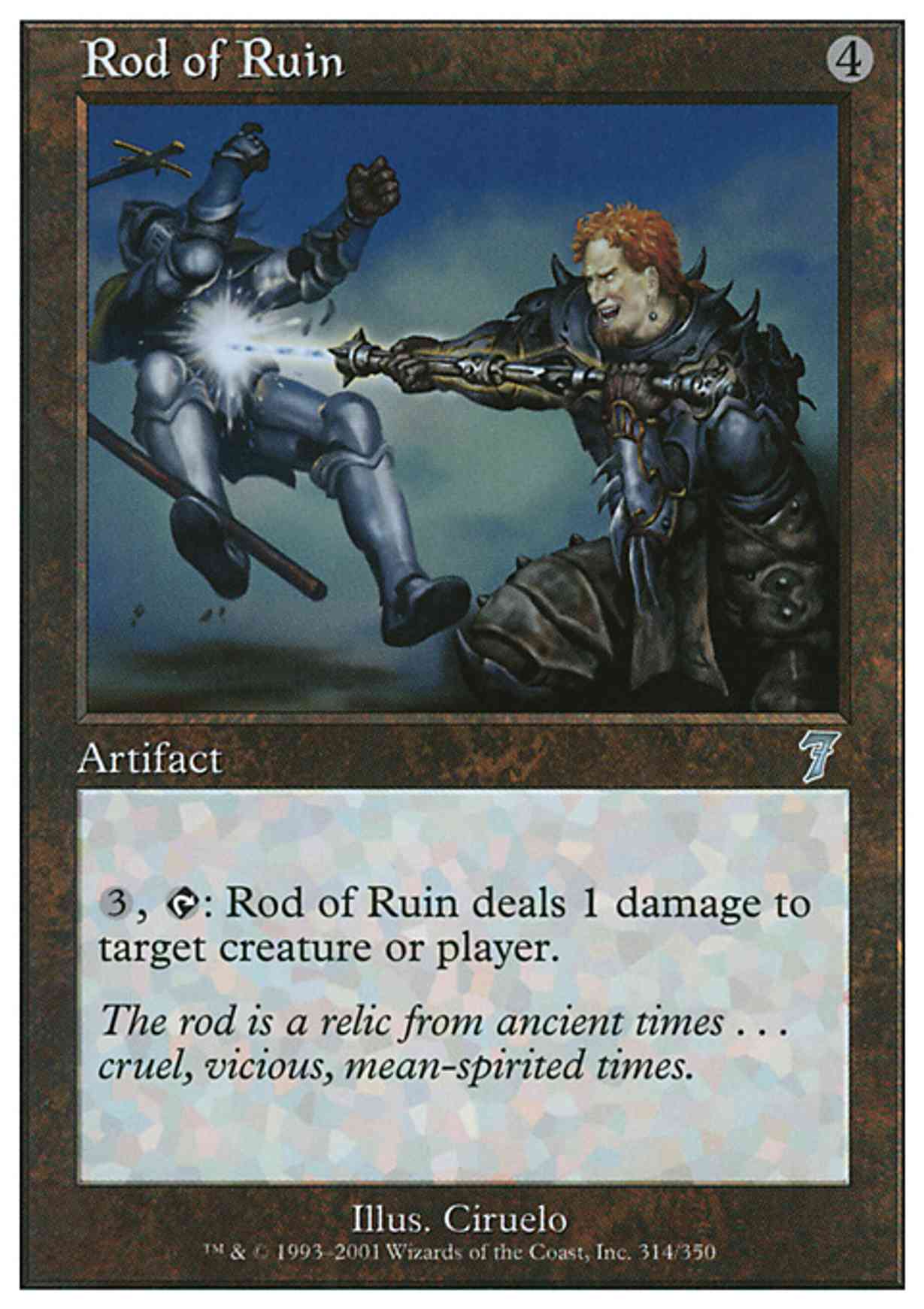 Rod of Ruin magic card front