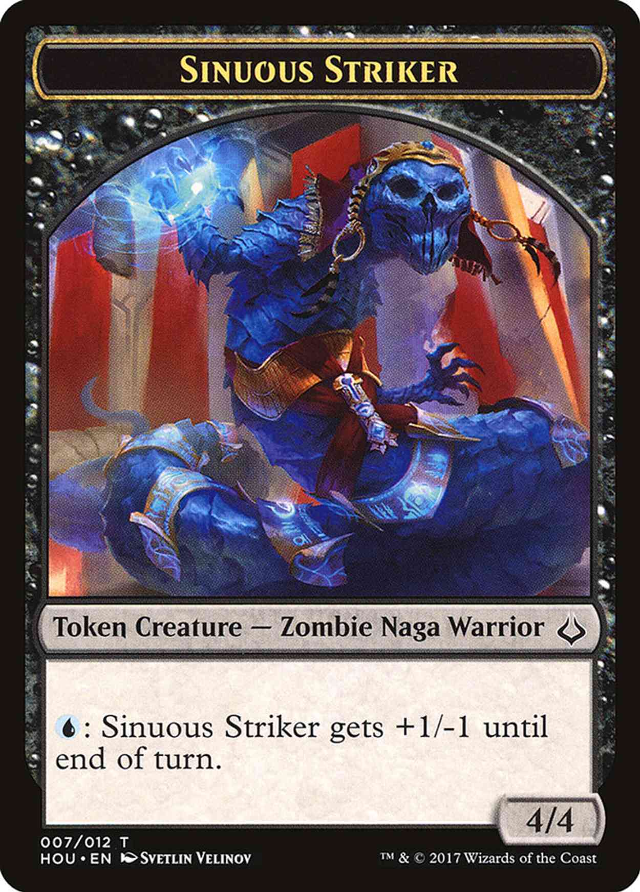 Sinuous Striker // Cat Double-sided Token magic card front