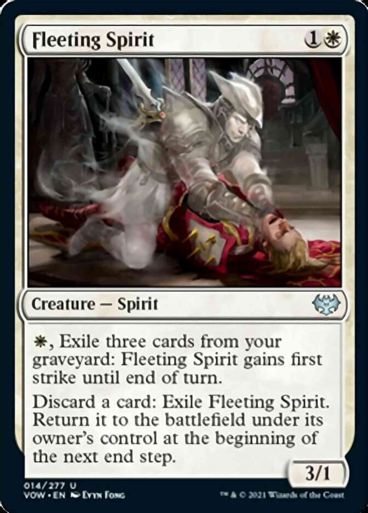 Fleeting Spirit magic card front
