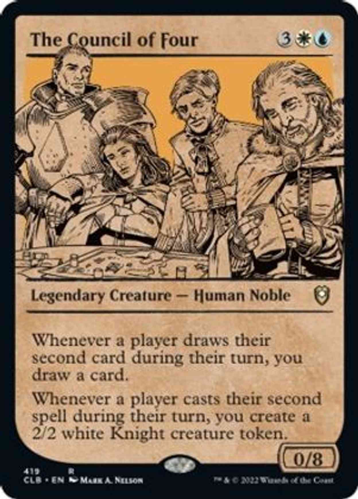 The Council of Four (Showcase) magic card front