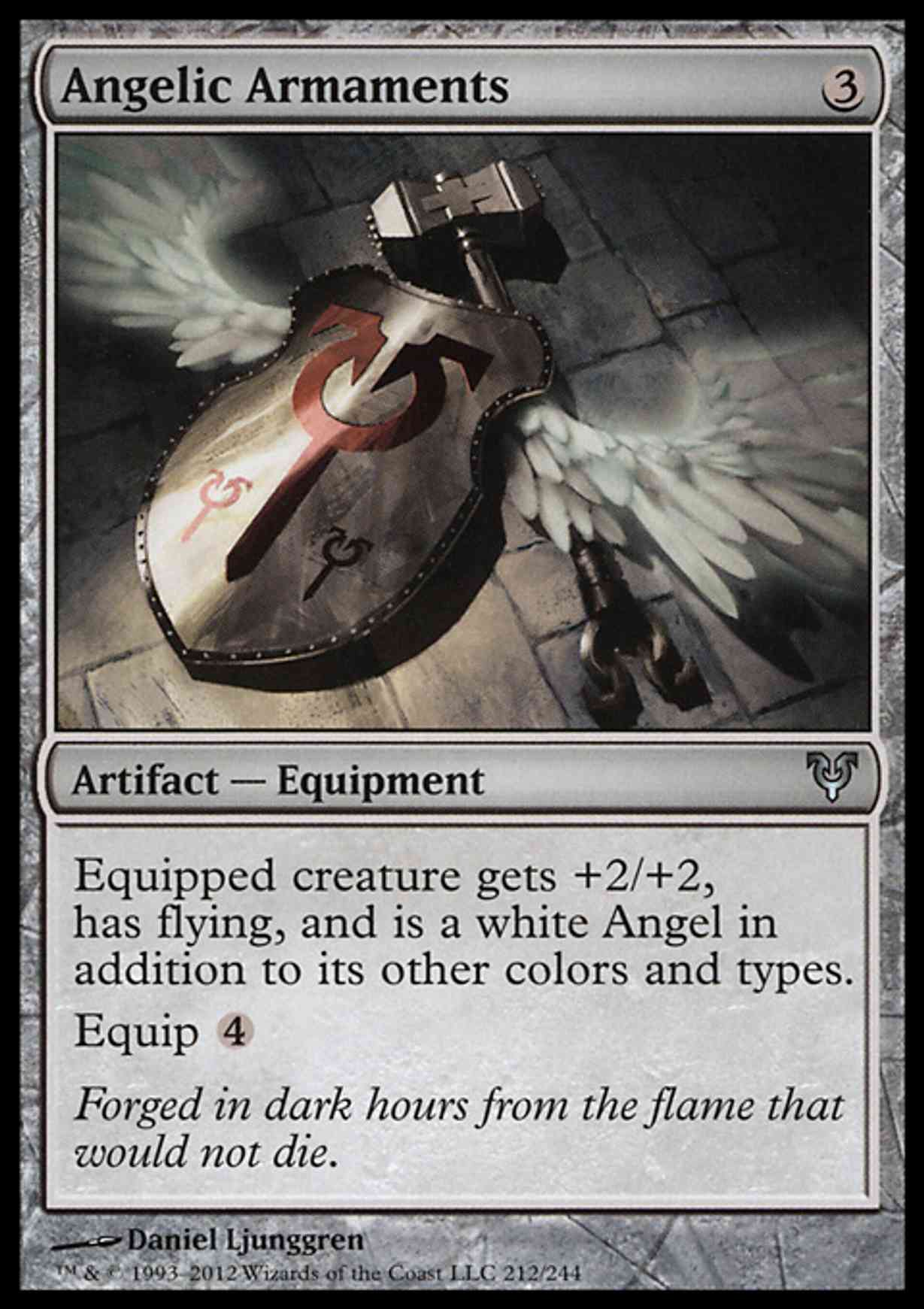 Angelic Armaments magic card front