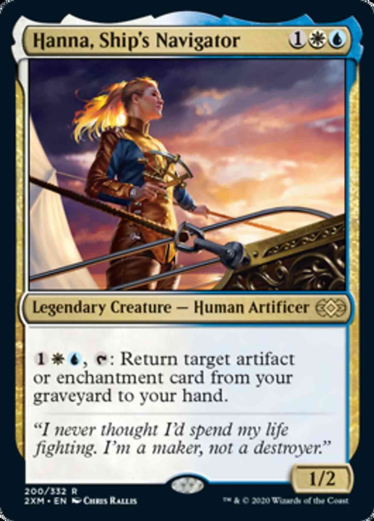 Hanna, Ship's Navigator magic card front