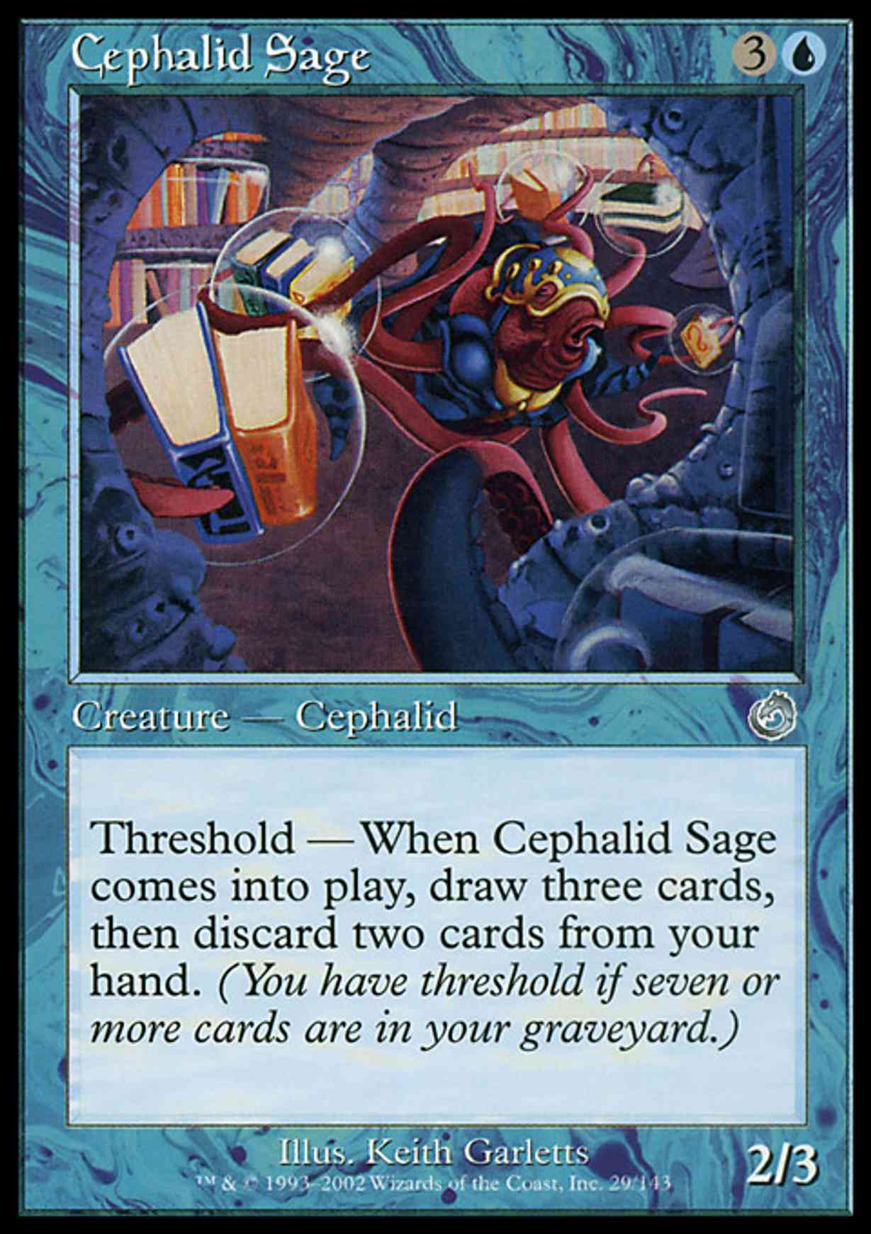 Cephalid Sage magic card front