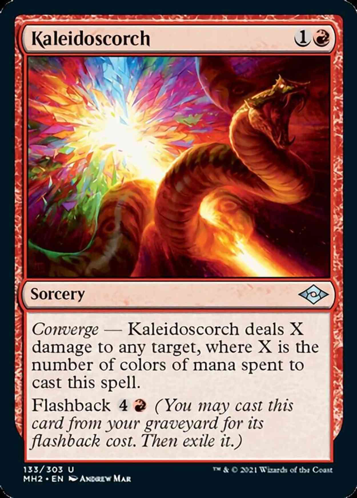 Kaleidoscorch magic card front