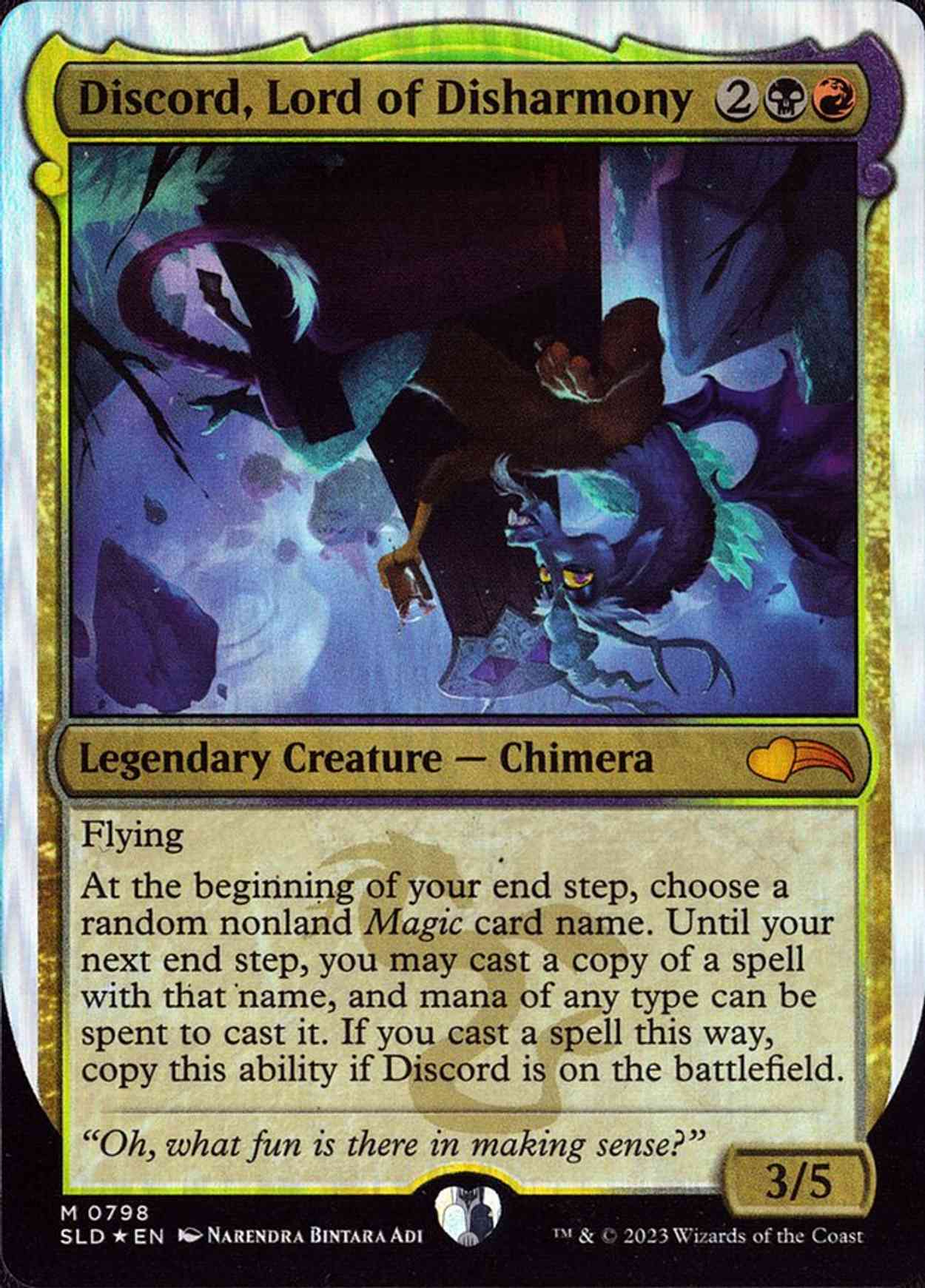 Discord, Lord of Disharmony magic card front