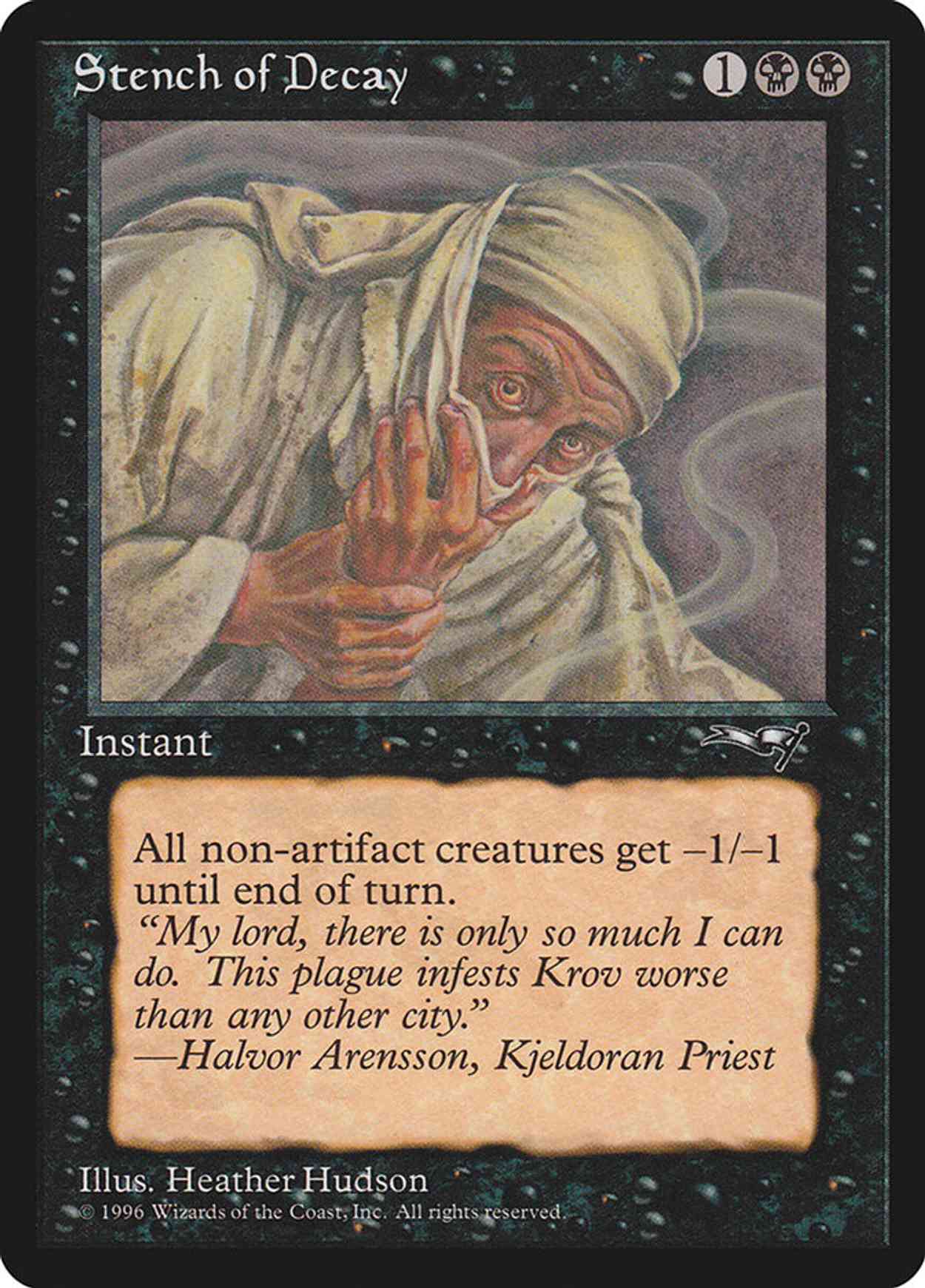 Stench of Decay magic card front