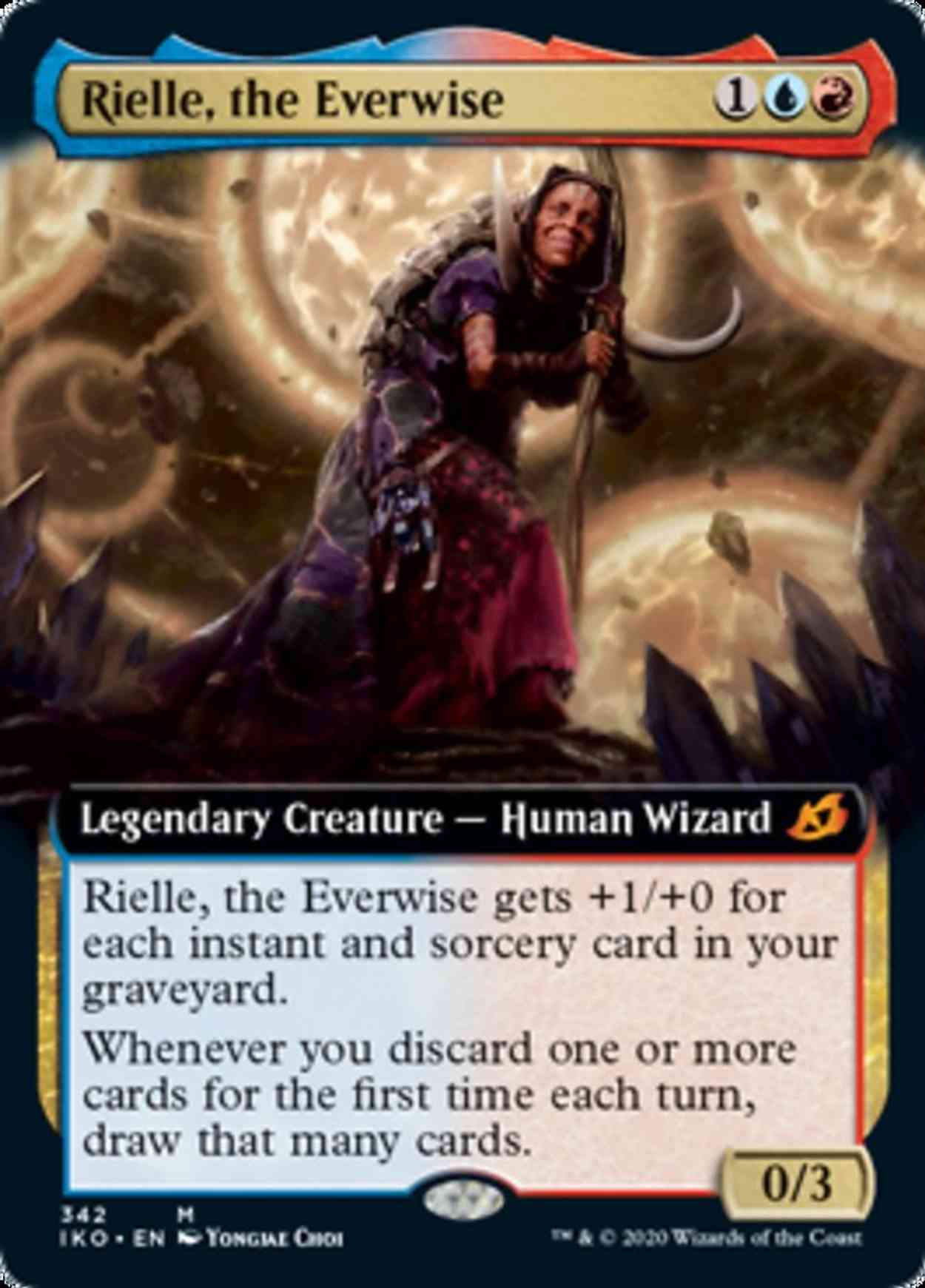 Rielle, the Everwise (Extended Art) magic card front