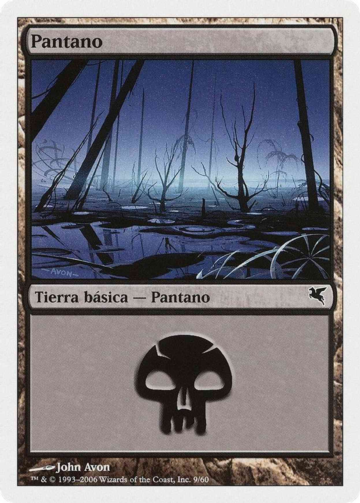 Swamp (Spanish) - "Pantano" (F9) magic card front