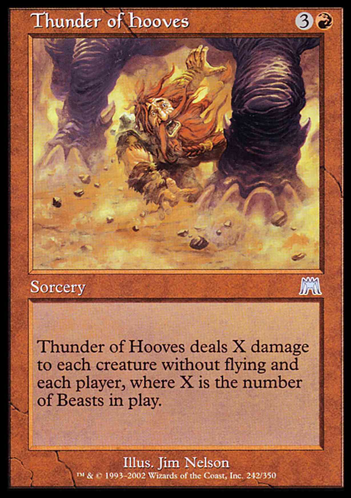 Thunder of Hooves magic card front