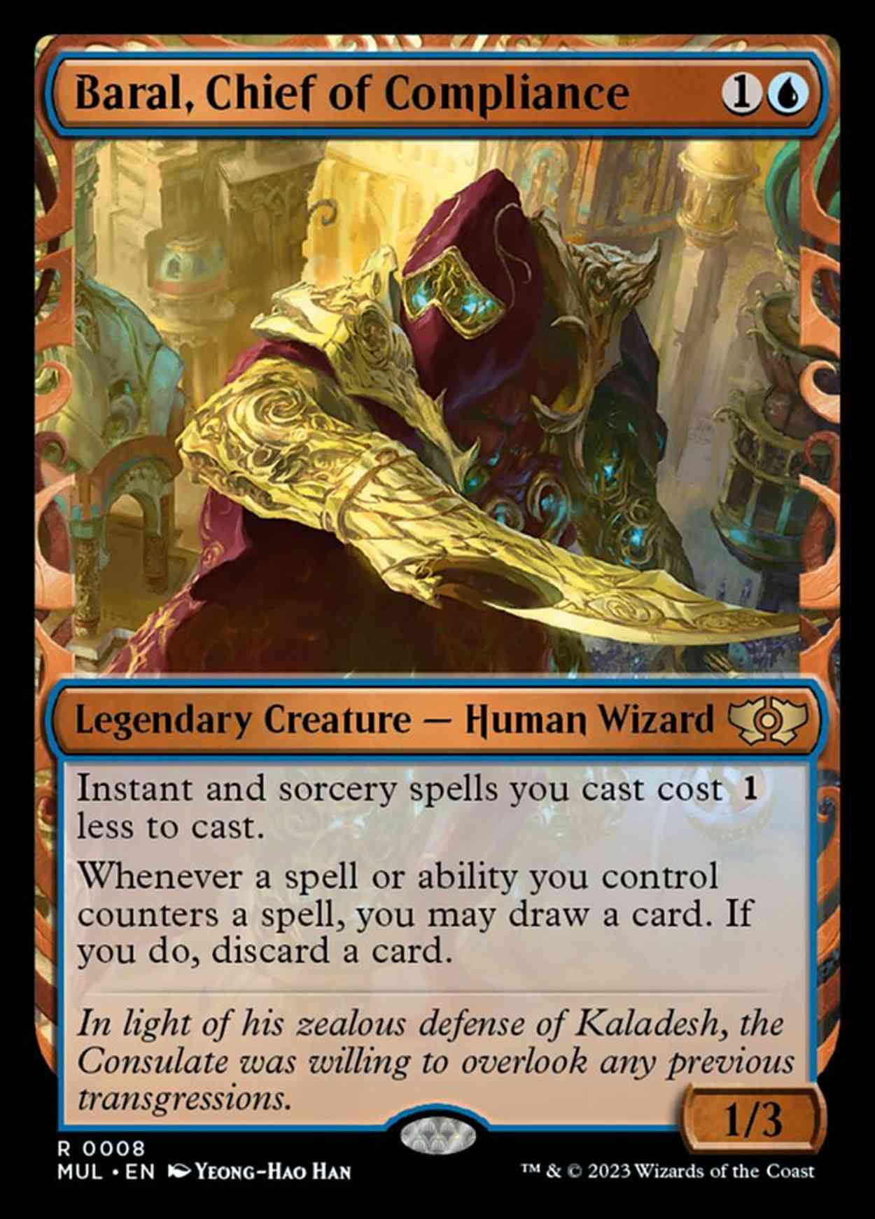 Baral, Chief of Compliance magic card front