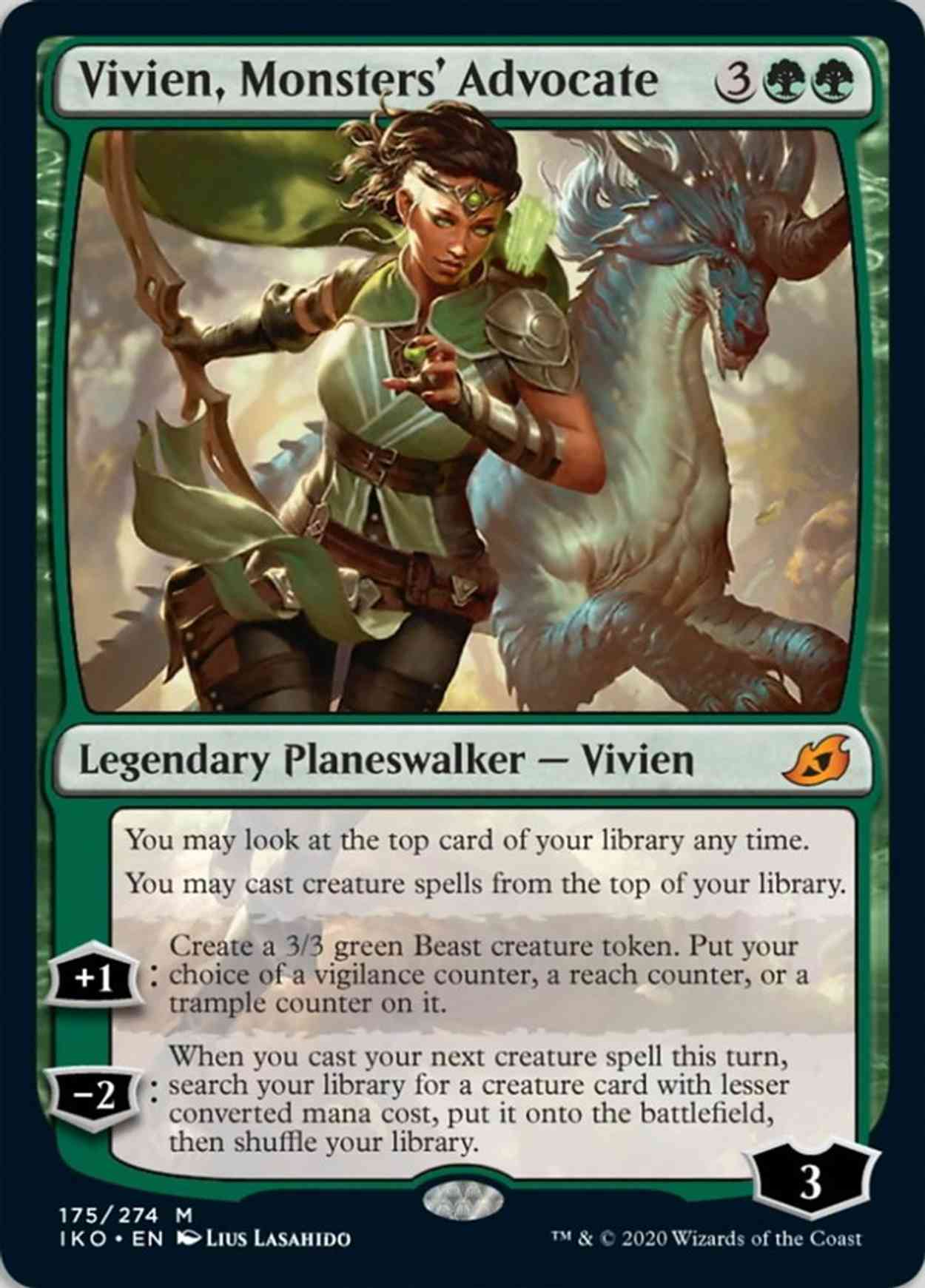 Vivien, Monsters' Advocate magic card front