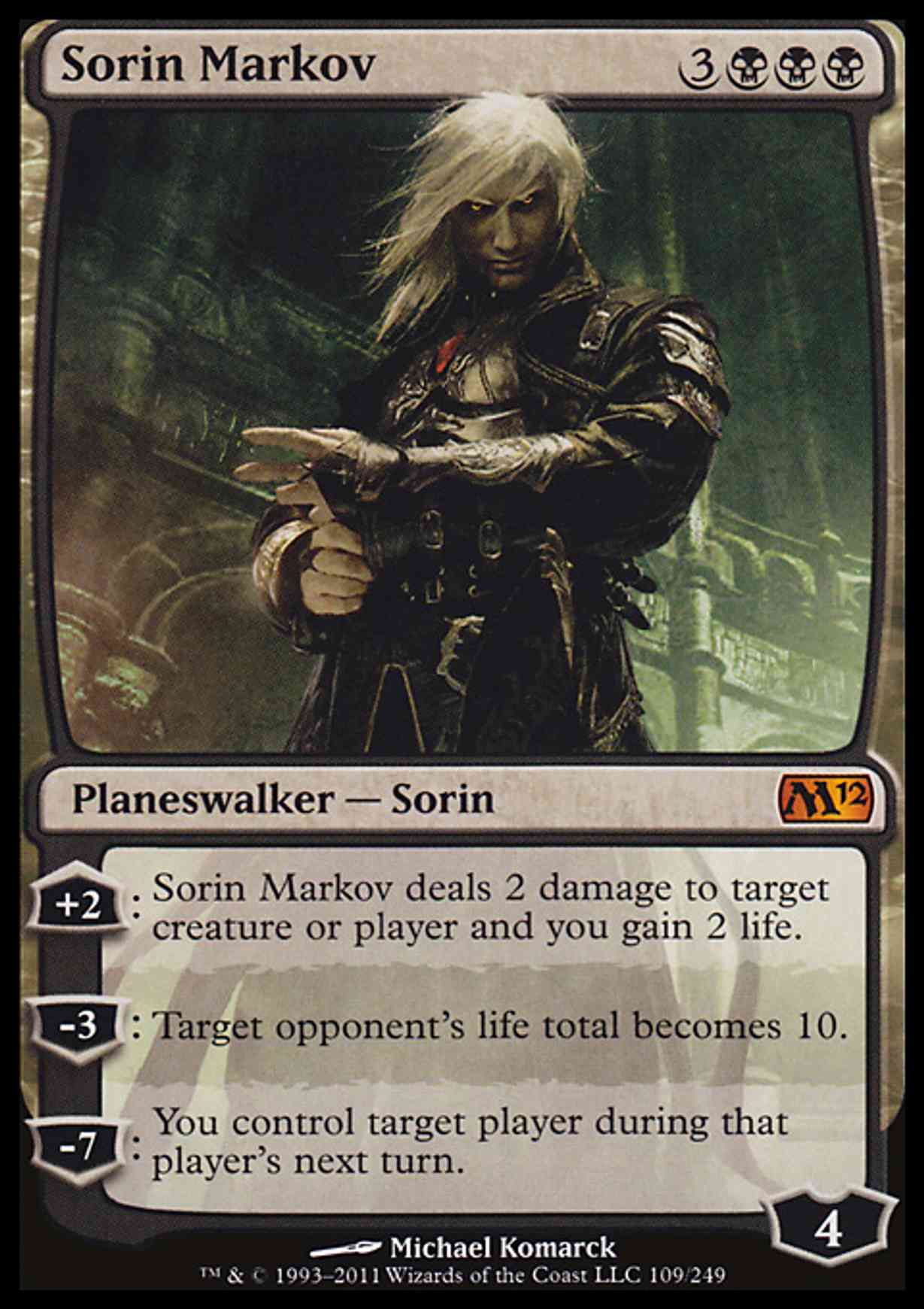Sorin Markov magic card front